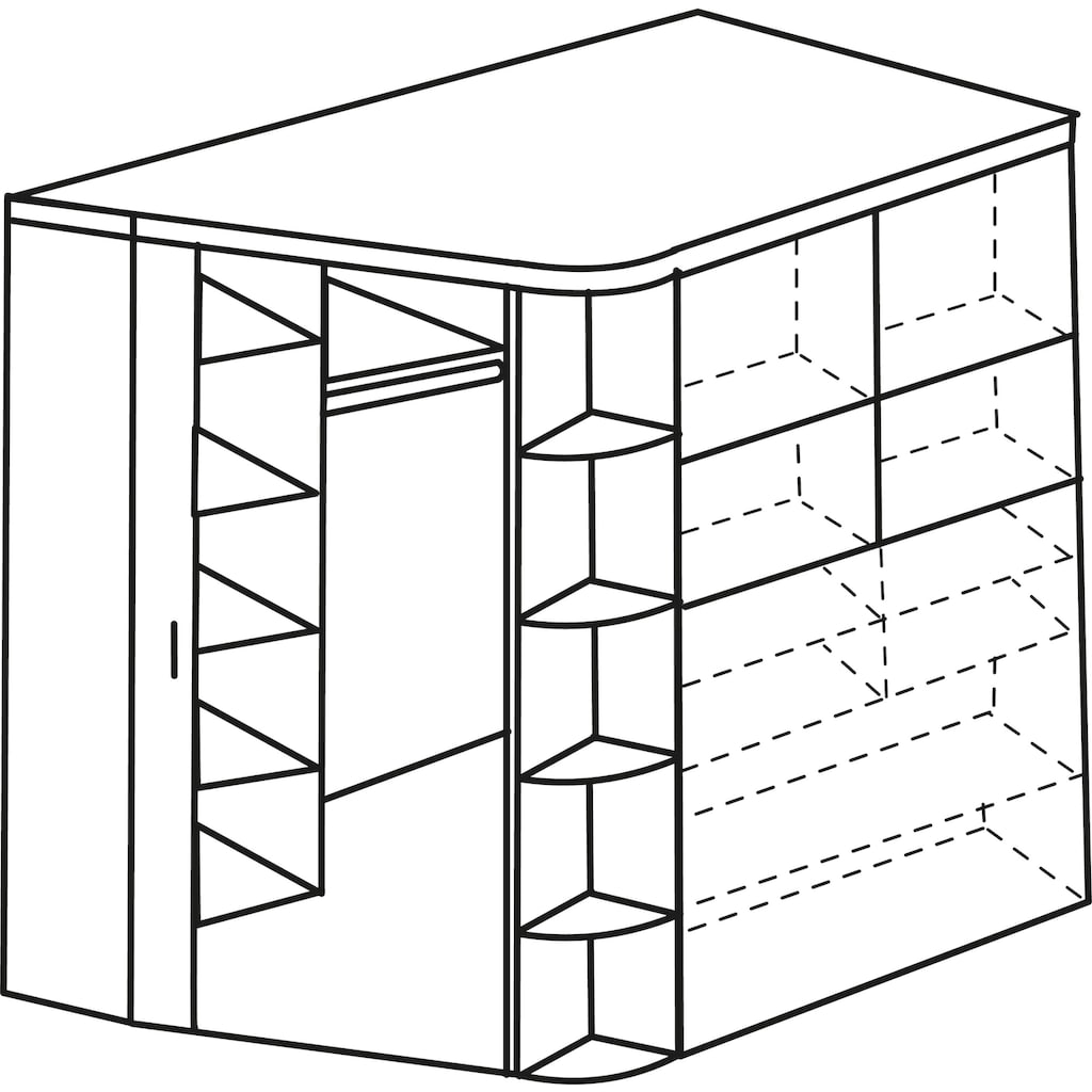 Wimex Eckkleiderschrank »Joker«, begehbar