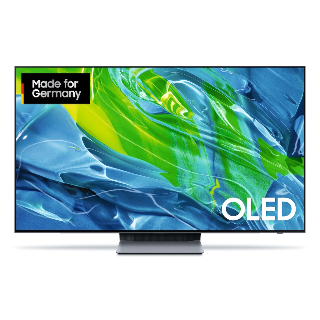Samsung OLED-Fernseher »55" OLED 4K S95B (2022)«, 138 cm/55 Zoll, 4K Ultra HD, Smart-TV-Google TV, Selbstleuchtende Pixel mit Neural Quantum Prozessor 4K-Quantum HDR OLED-Ultraweiter Betrachtungswinkel