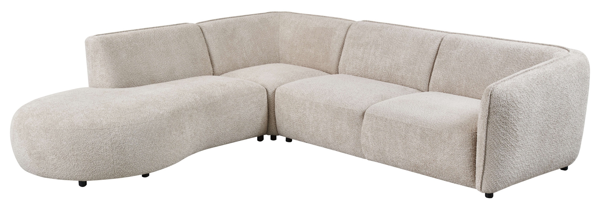 andas Ecksofa »Ostrup« schlichtes modernes Design, in verschiedenen Farben