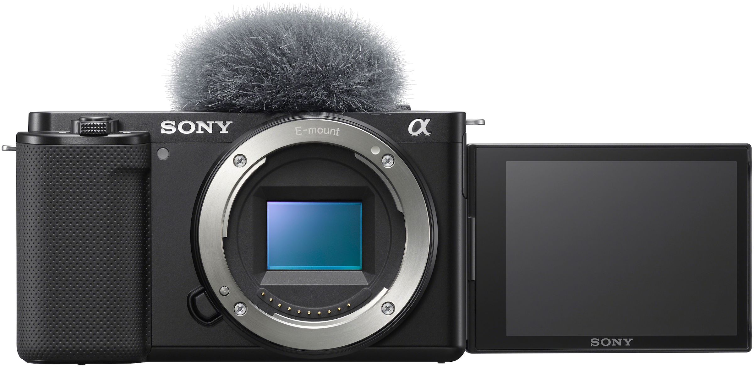 Sony Systemkamera »Set: SELP18105G Objektiv + ZVE10BDI« Sony E PZ 18-105mm F4 G OSS , 24,2 , Bluetooth | WLAN , inkl. Spiegellose Vlog-Kamera 4K-Video, Echtzeit-Augen-Autofokus)