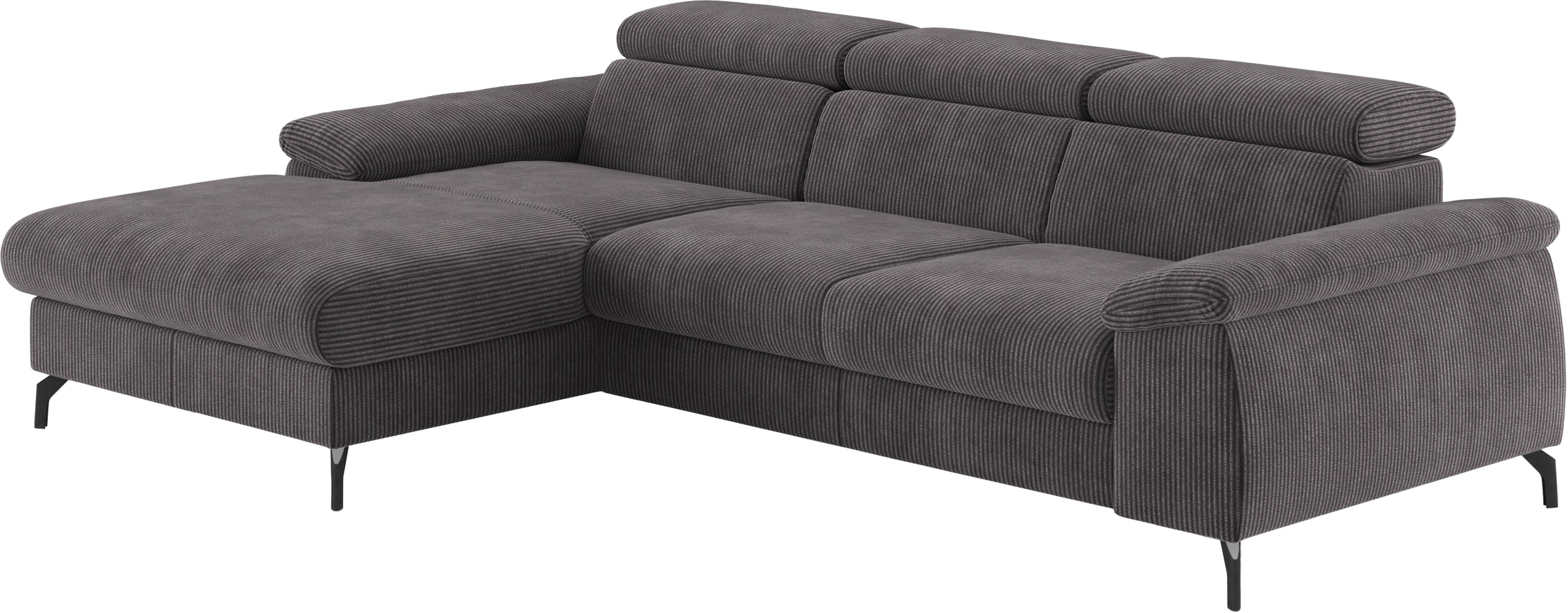COTTA Ecksofa »Kitty L-Form, B: 242 cm«, mit Kopfteilverstellung, optional Bettfunktion & Bettkasten