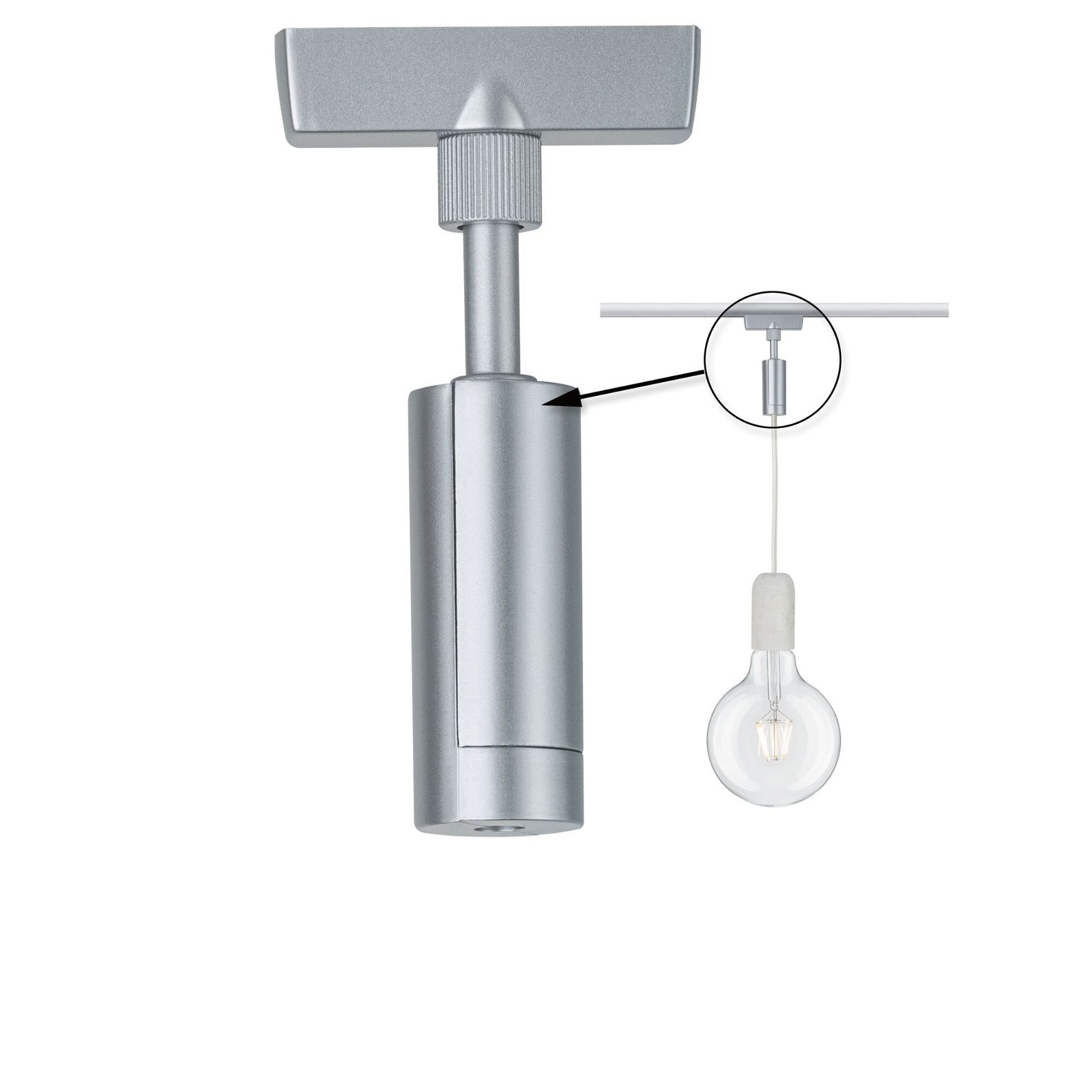 Paulmann Schienensystem-Einspeiser »URail Pendeladapter Universal max. 50W 230V«