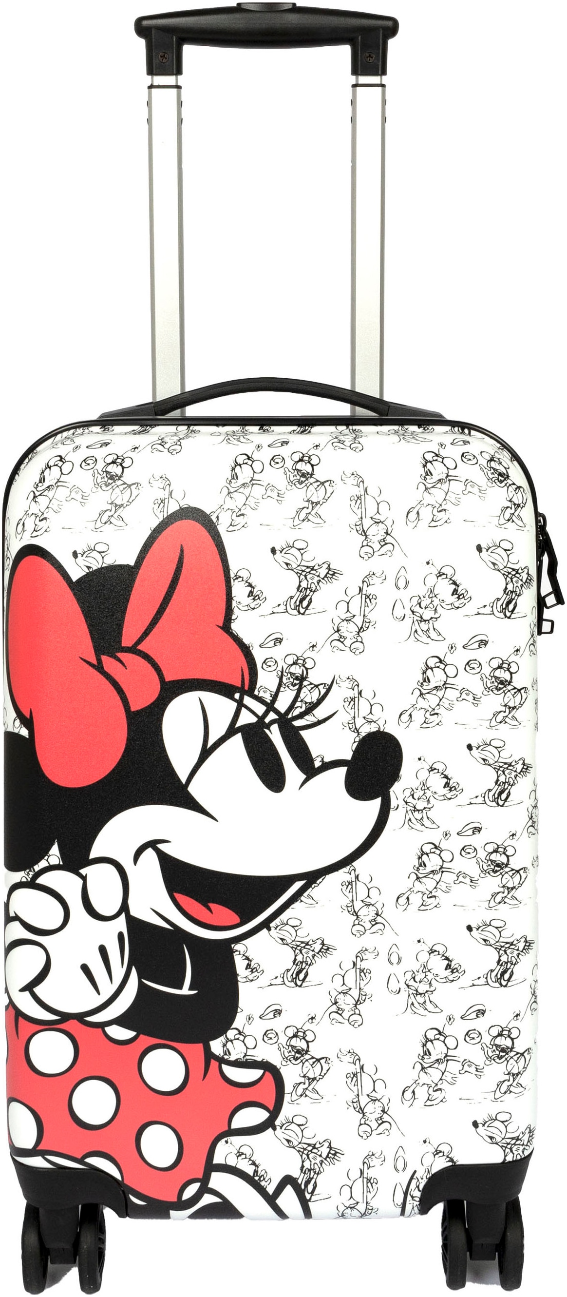 Kinderkoffer »Minnie Maus, 59 cm«, 4 St. Rollen, mit TSA-Zahlenschloss