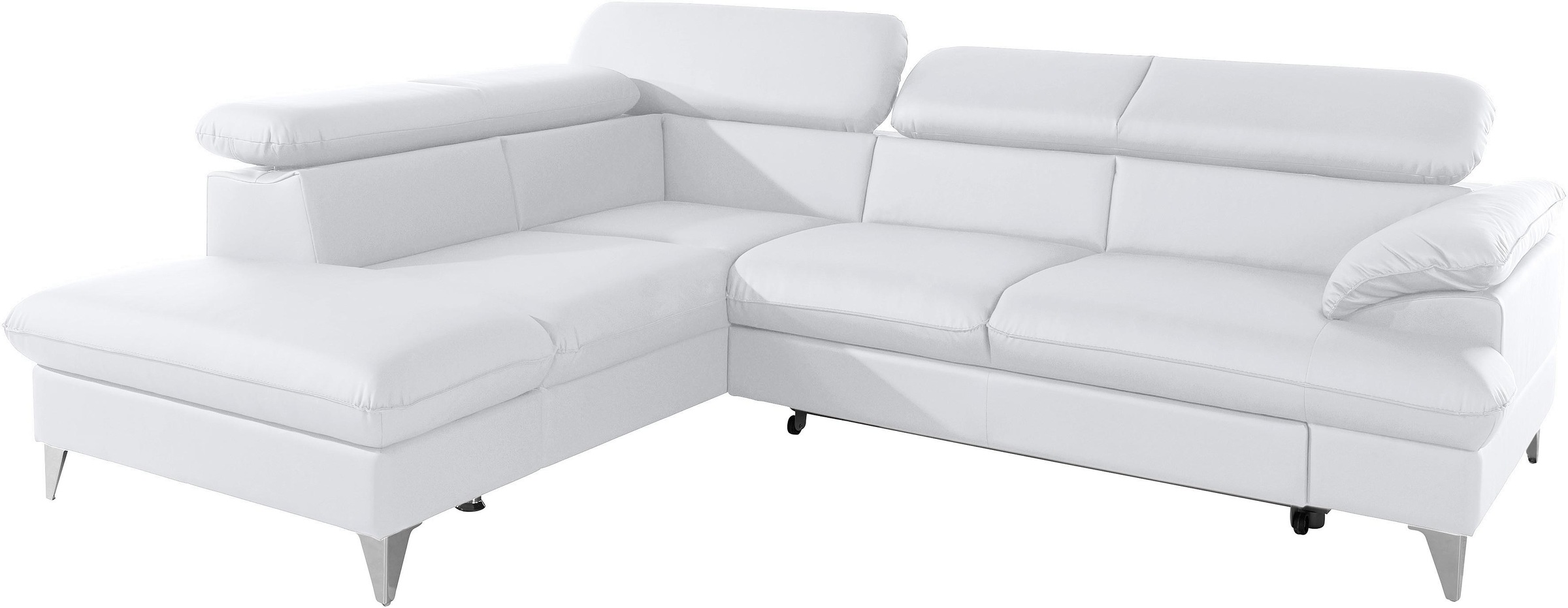 COTTA Ecksofa »Caluso L-Form«, mit Kopfteilverstellung, wahlweise mit Bettfunktion & Bettkasten