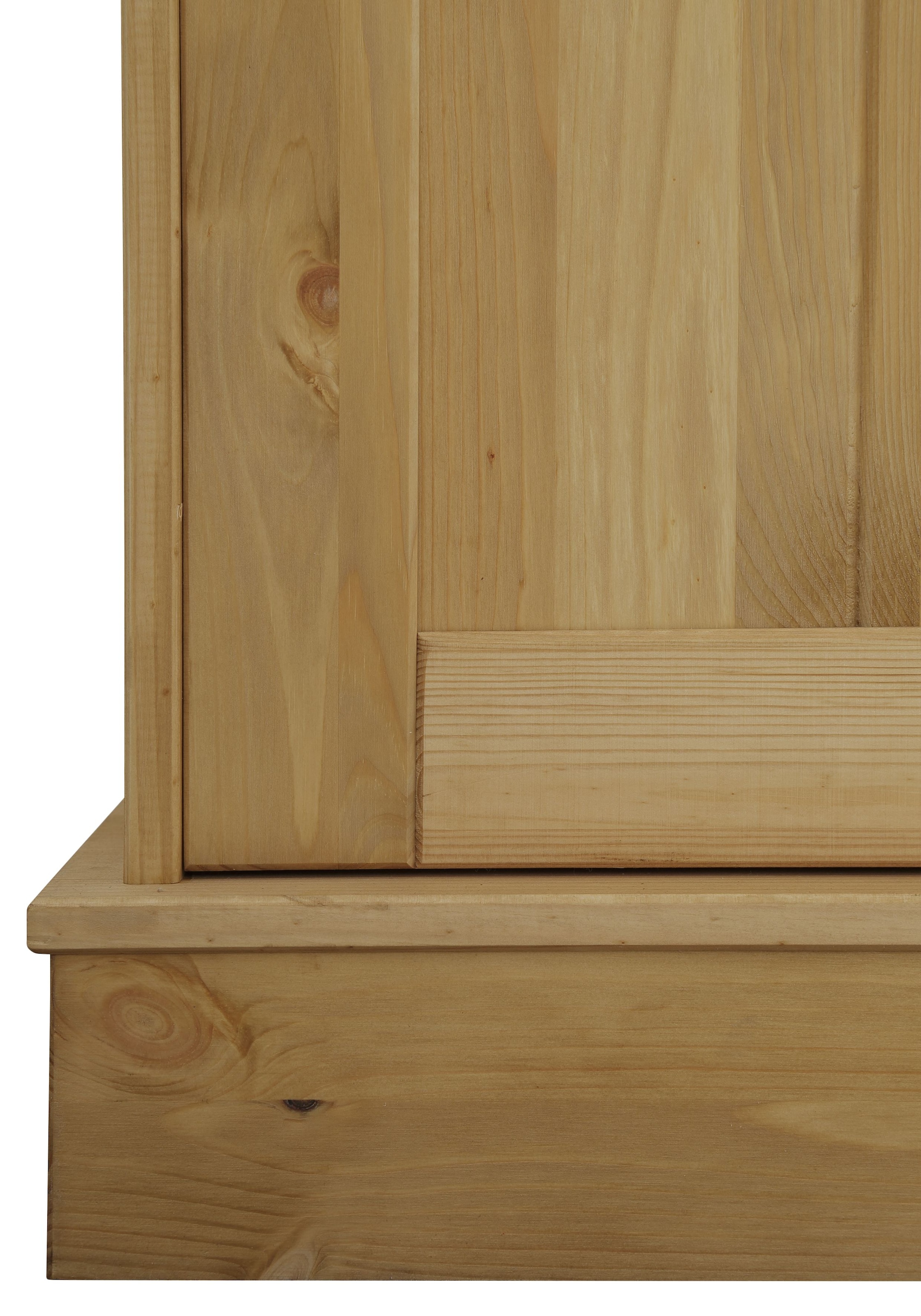 Home affaire Drehtürenschrank »Indra«, (3 Breiten: 100/145/233 cm H/T ca.187/54 cm), aus massiver Kiefer, mit Spiegel bei der 3- und 5trg.Variante