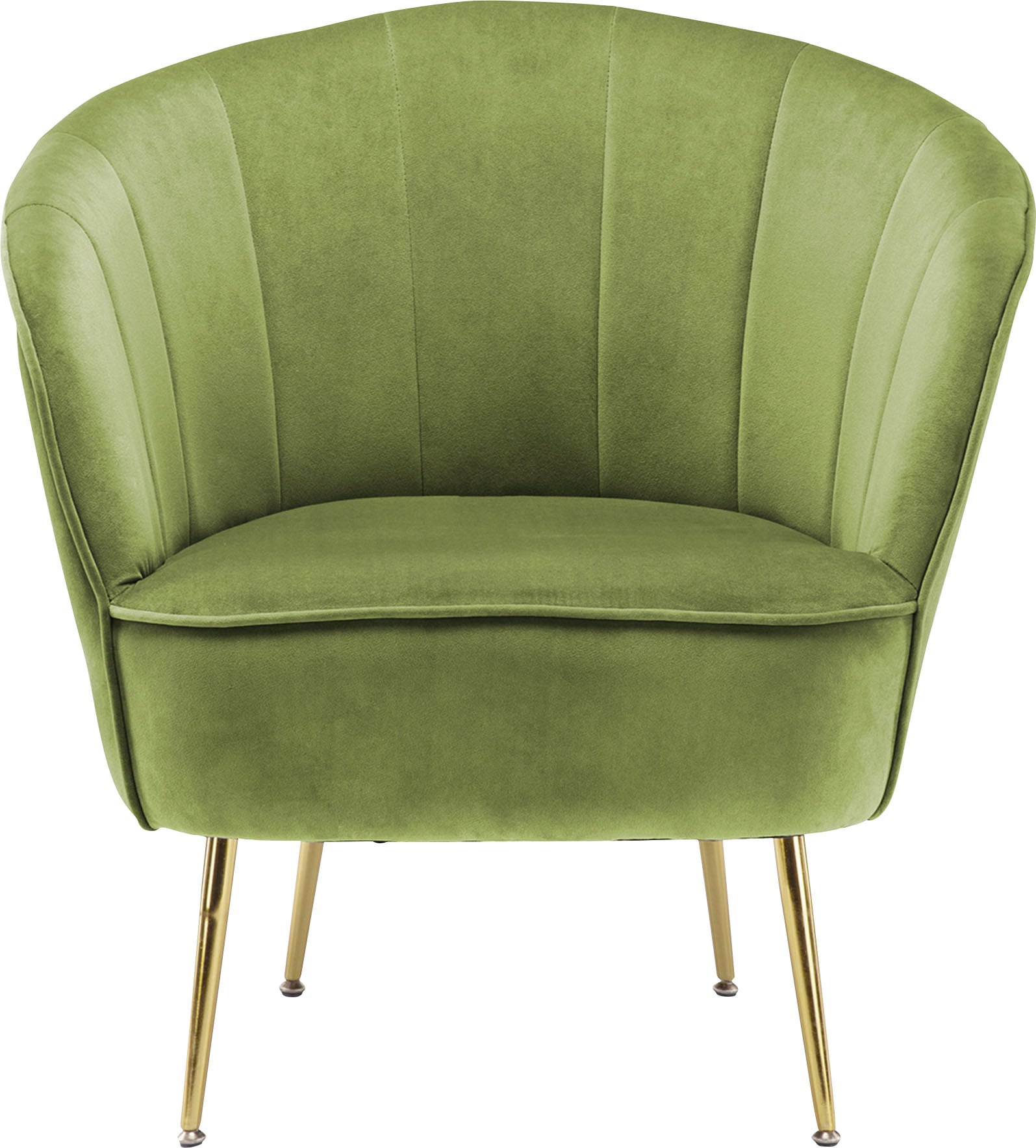 Kayoom Sessel »Poola 100, gemütlicher Cocktail-Sessel, edler Samtbezug« 1 Stk. tlg. samtweich, gesteppt, gemütlich, tiefe Sitzhöhe von 79cm