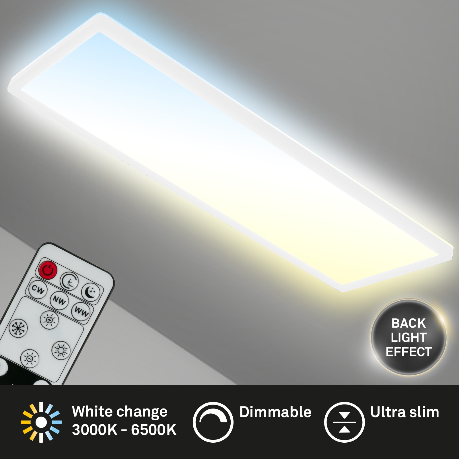 Briloner Leuchten LED Panel »SLIM«