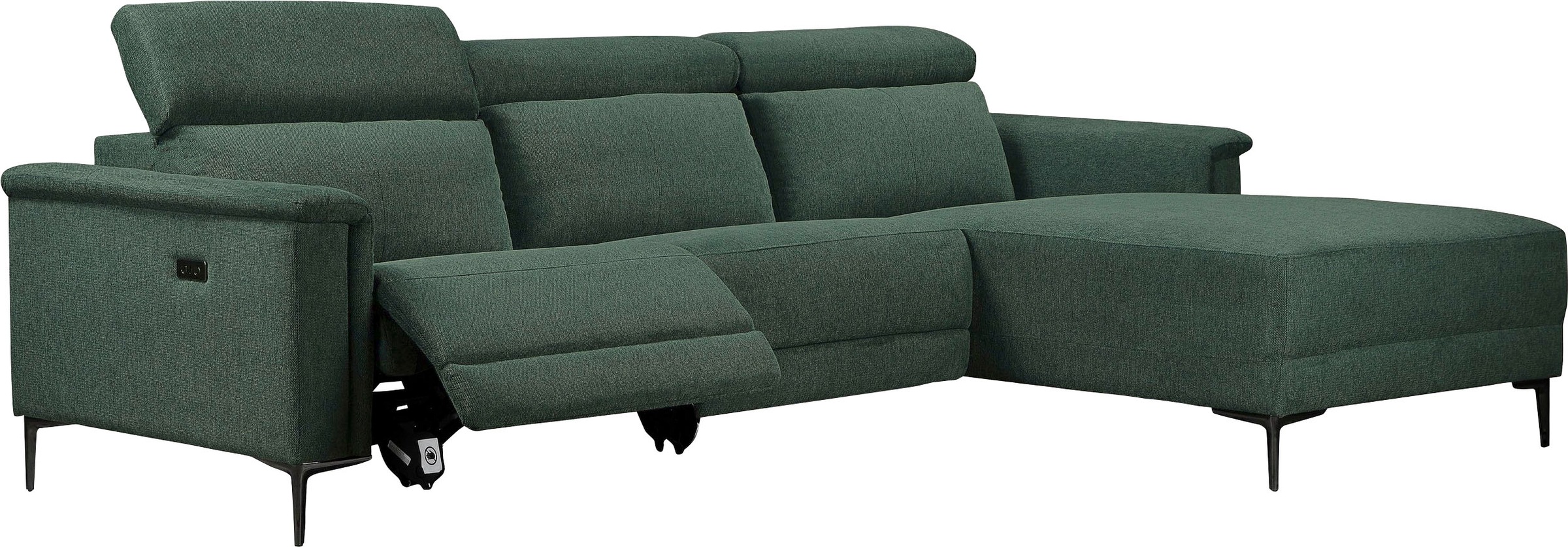 Places of Style Ecksofa Lund, mit man. o. elektr. Relaxfunktion und USB/ Kopfteilverstellung