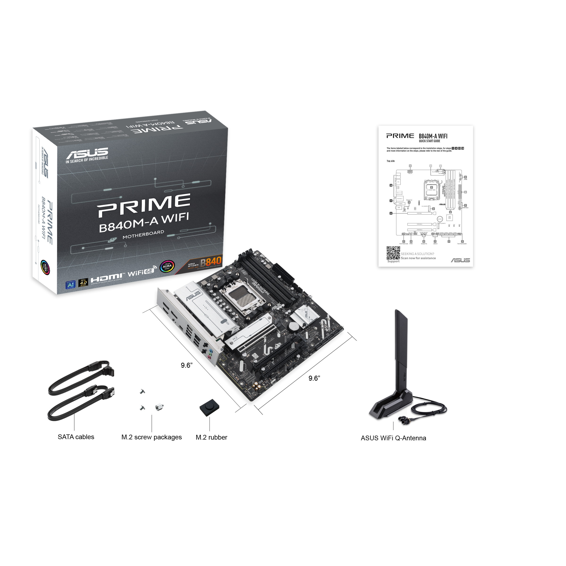 Asus Mainboard »PRIME B840M-A WIFI«