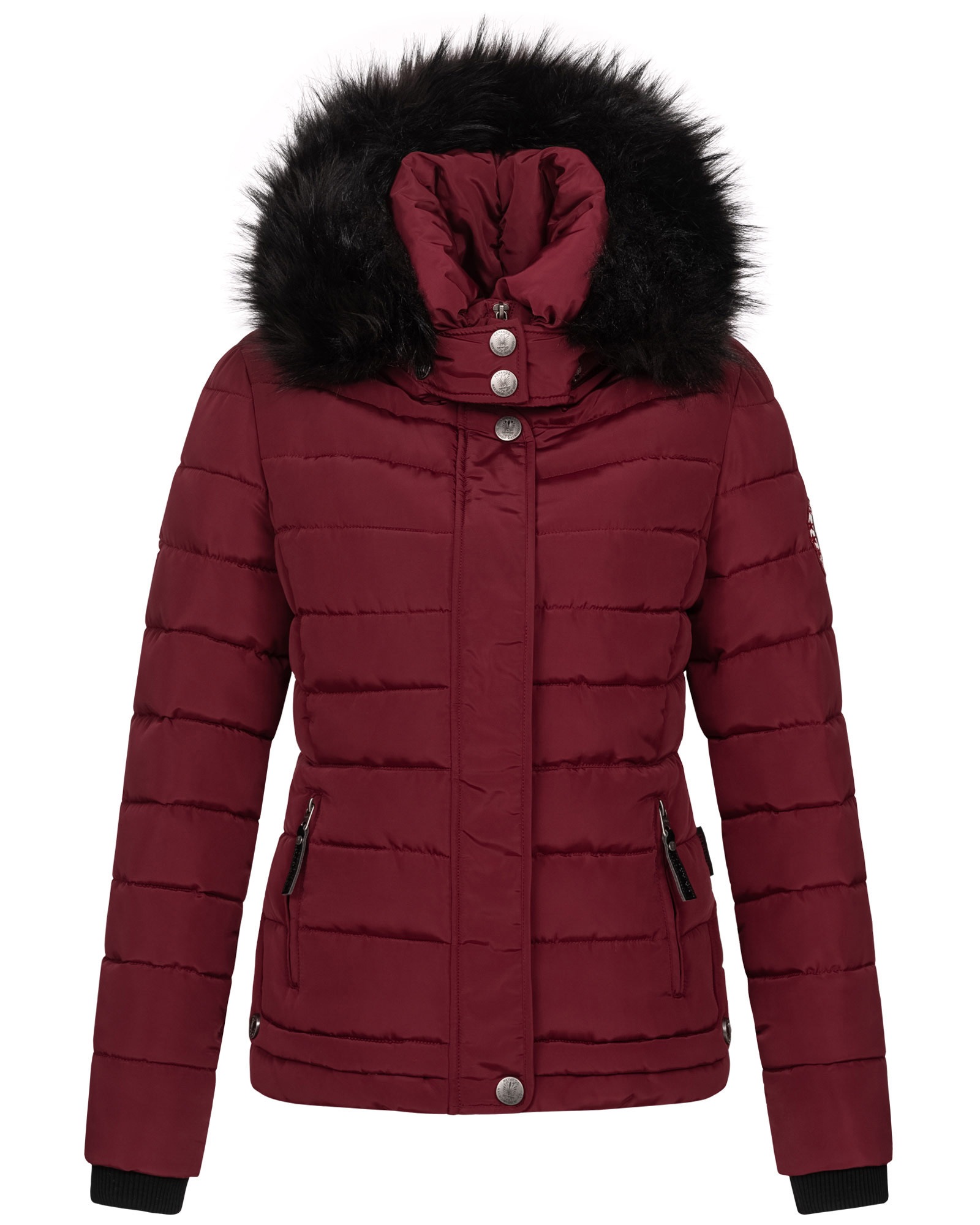 Navahoo Steppjacke »Navahoo Chloe warme Damen Winter Jacke Parka Mantel Stepp Kurzjacke gefüttert NEU B301«