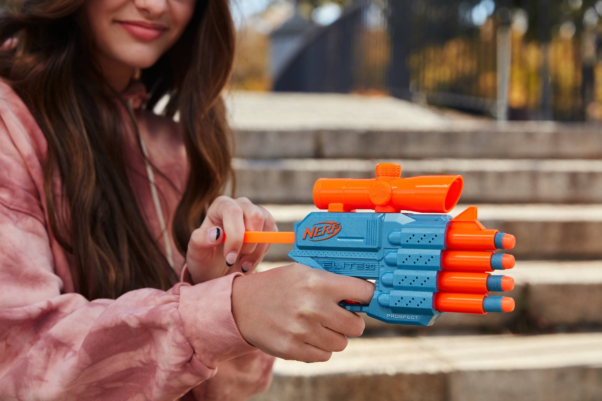 Hasbro Blaster »Nerf Elite 2.0 Prospect QS-4«, inklusive 8 Darts