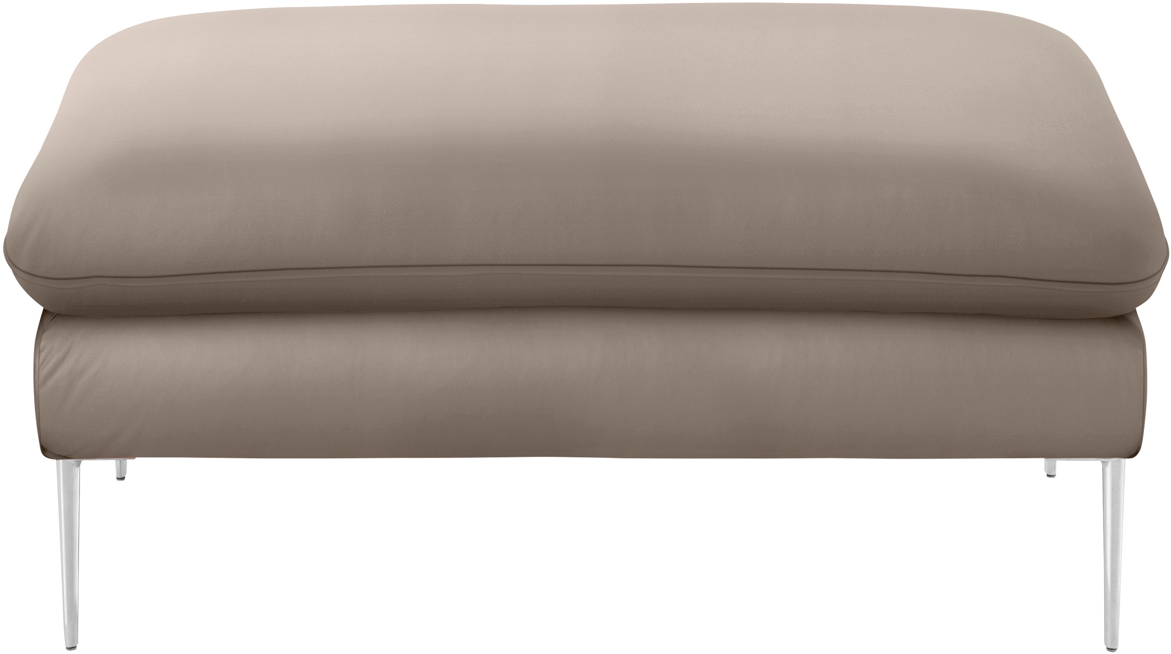 W.SCHILLIG Hocker »enjoy&MORE«, Füße Chrom glänzend, Breite 106 cm