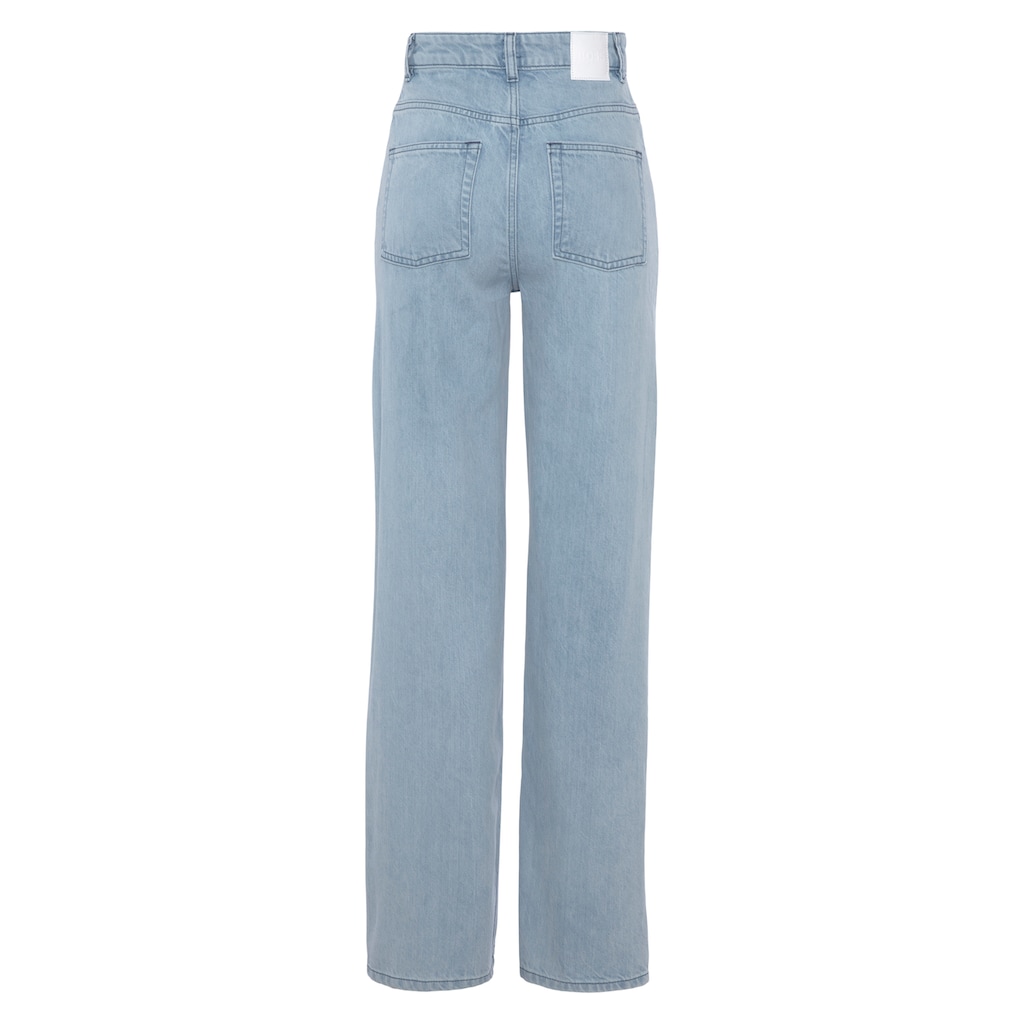 BOSS ORANGE Weite Jeans »Marlene High Rise Hochbund High Waist Premium Denim Jeans«