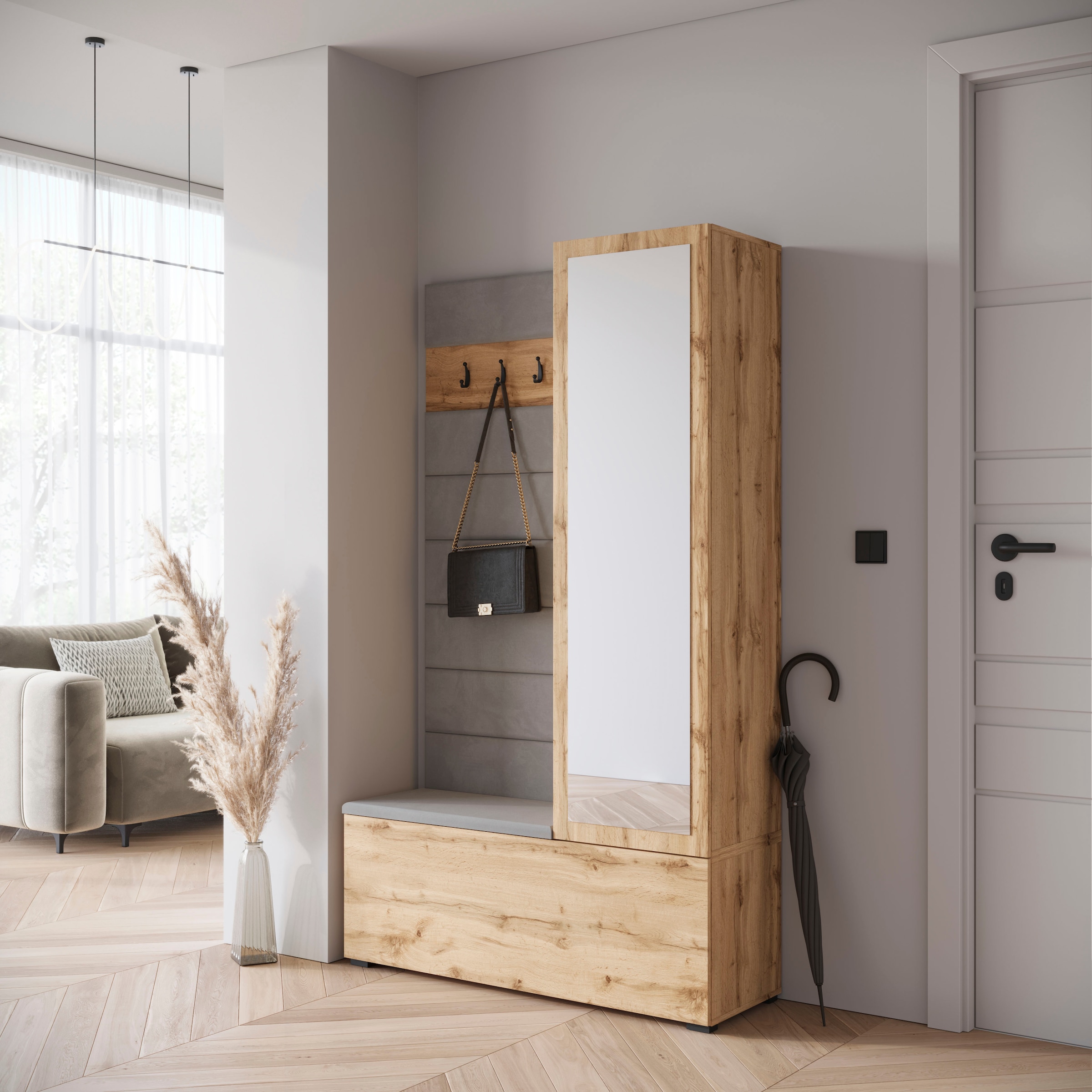 Home affaire Garderoben-Set »TEJO II« Komplett-Set, 1 Stk. tlg.