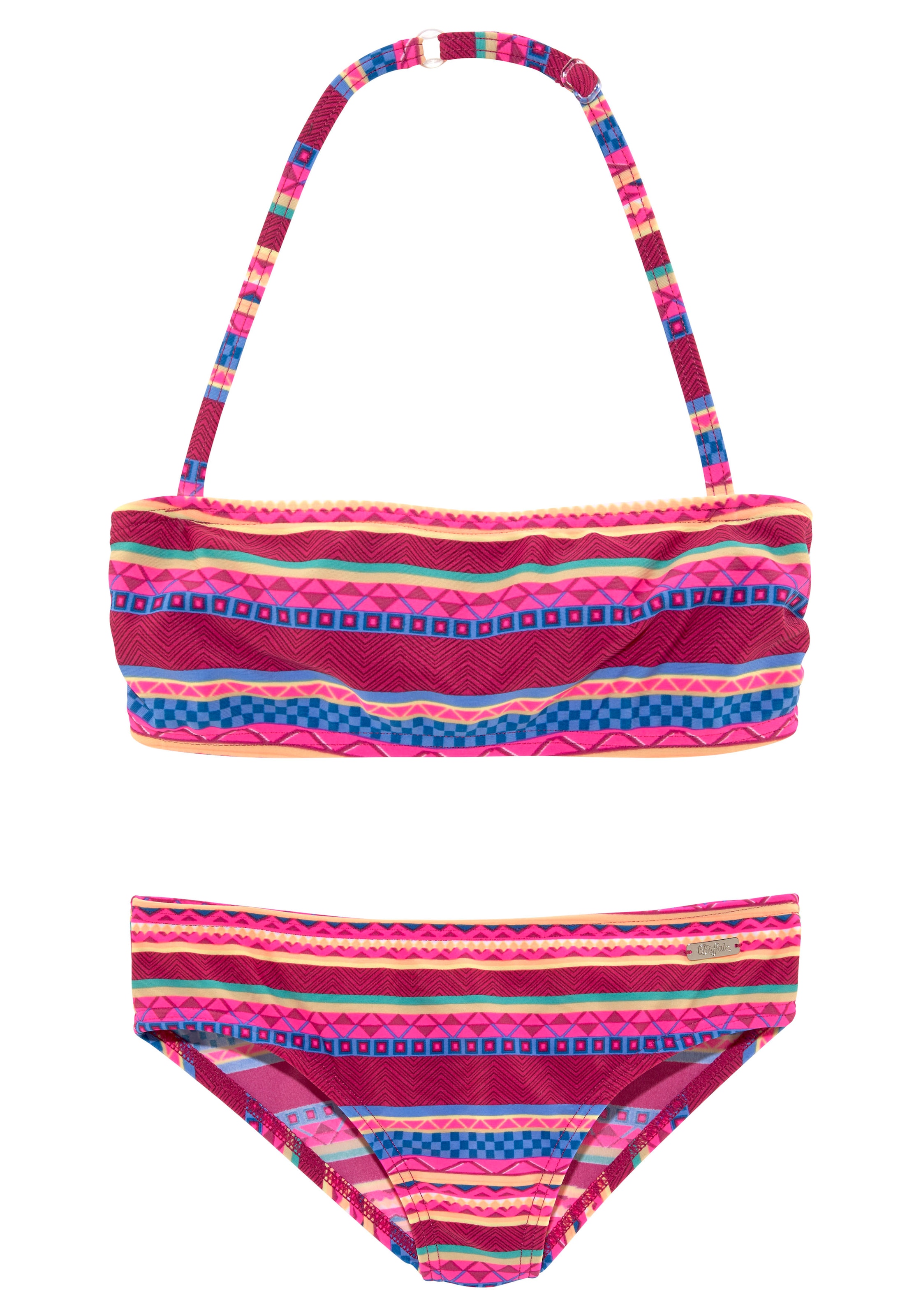 »Lux Kids«, abstraktem Bandeau-Bikini mit bei Druck Buffalo