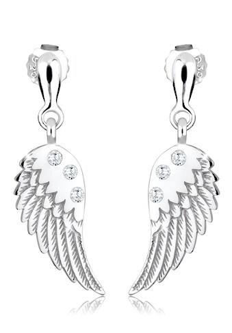 Elli Paar Ohrhänger »Flügel Engel Religion Zirkonia 925 Silber« kaufen