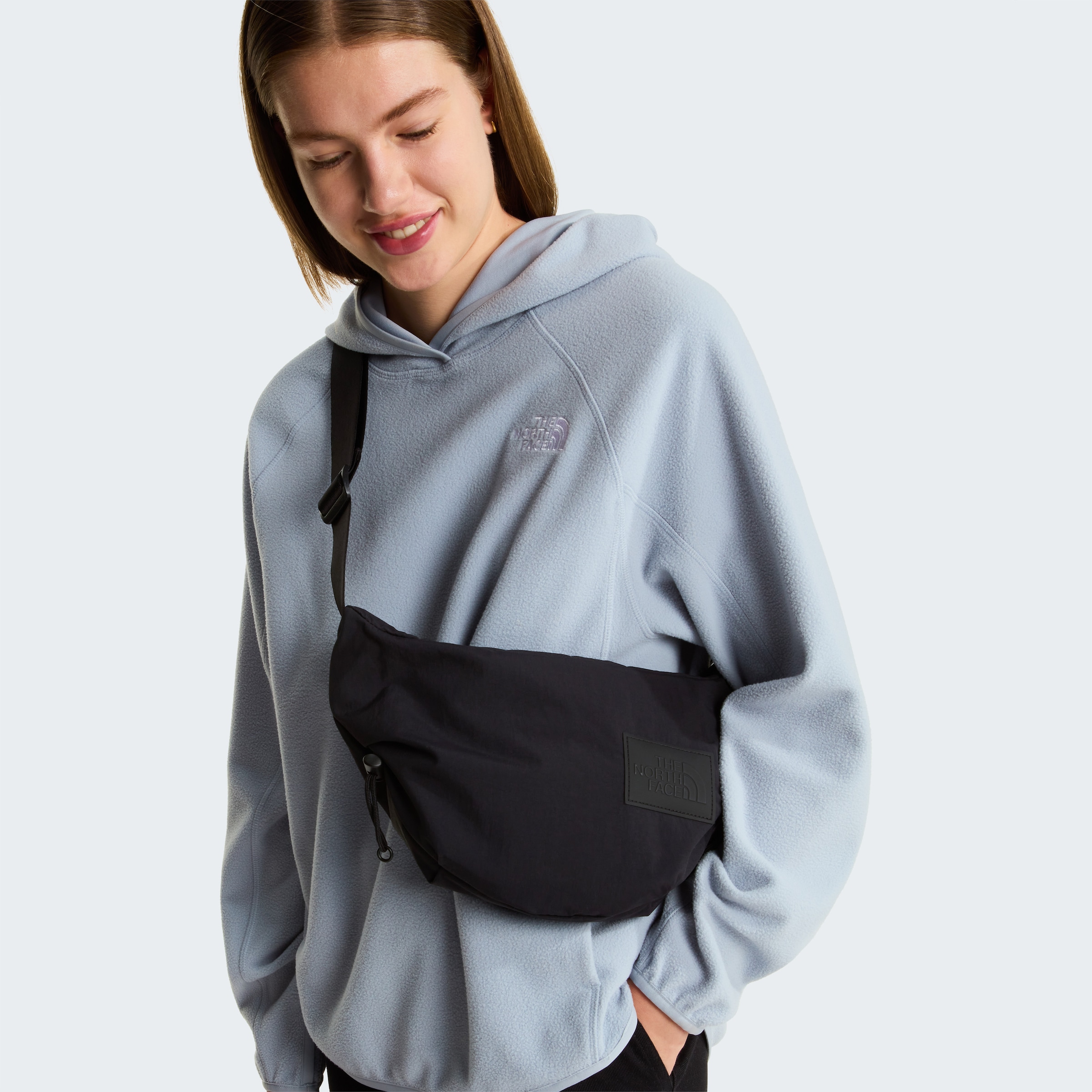 The North Face Fleecejacke »W OXARA HOODED FLEECE« sportlicher Stil, für Erwachsene, mit Kängurutasche