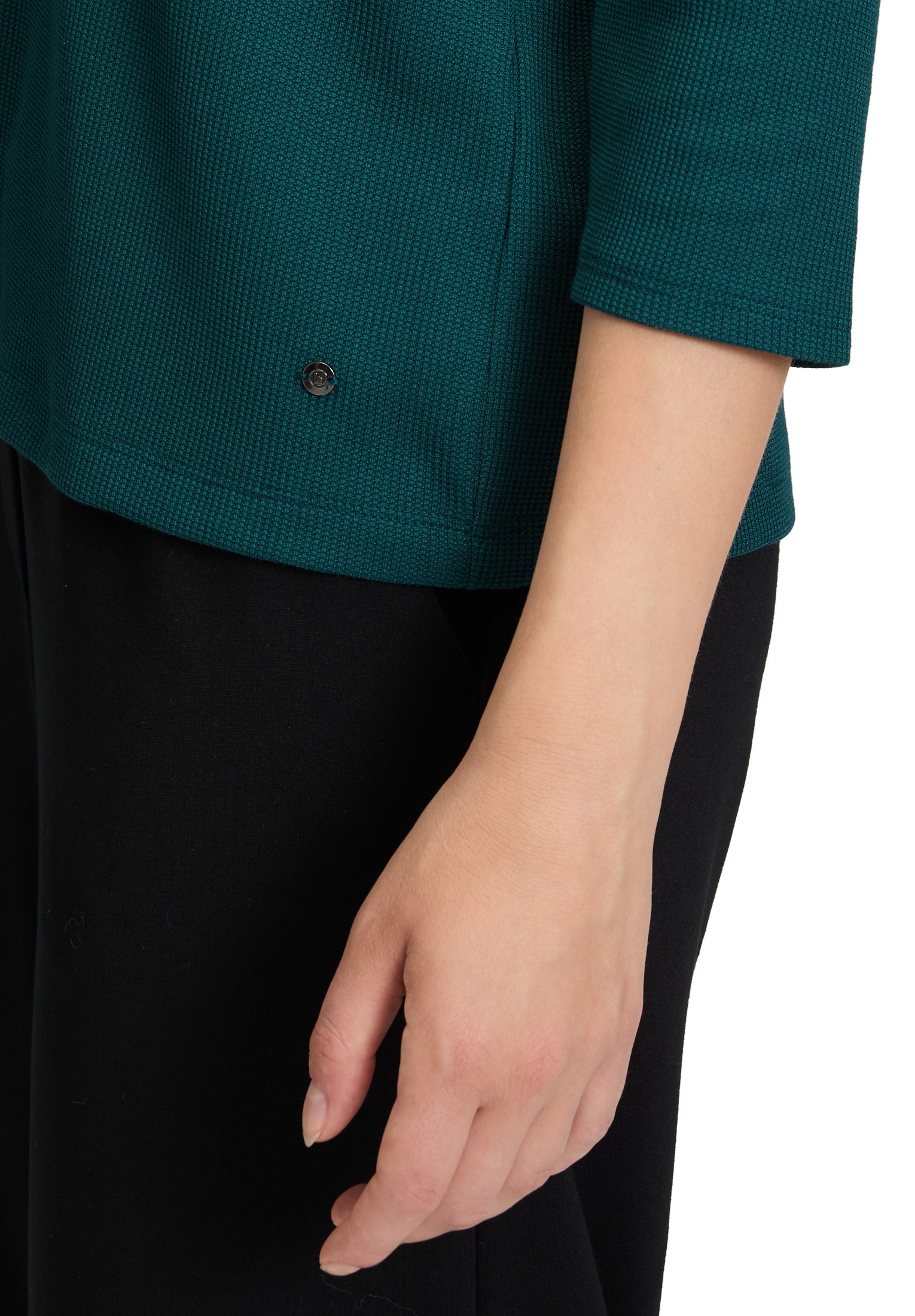 Betty&Co Langarmshirt »Casual-Shirt mit V-Ausschnitt«