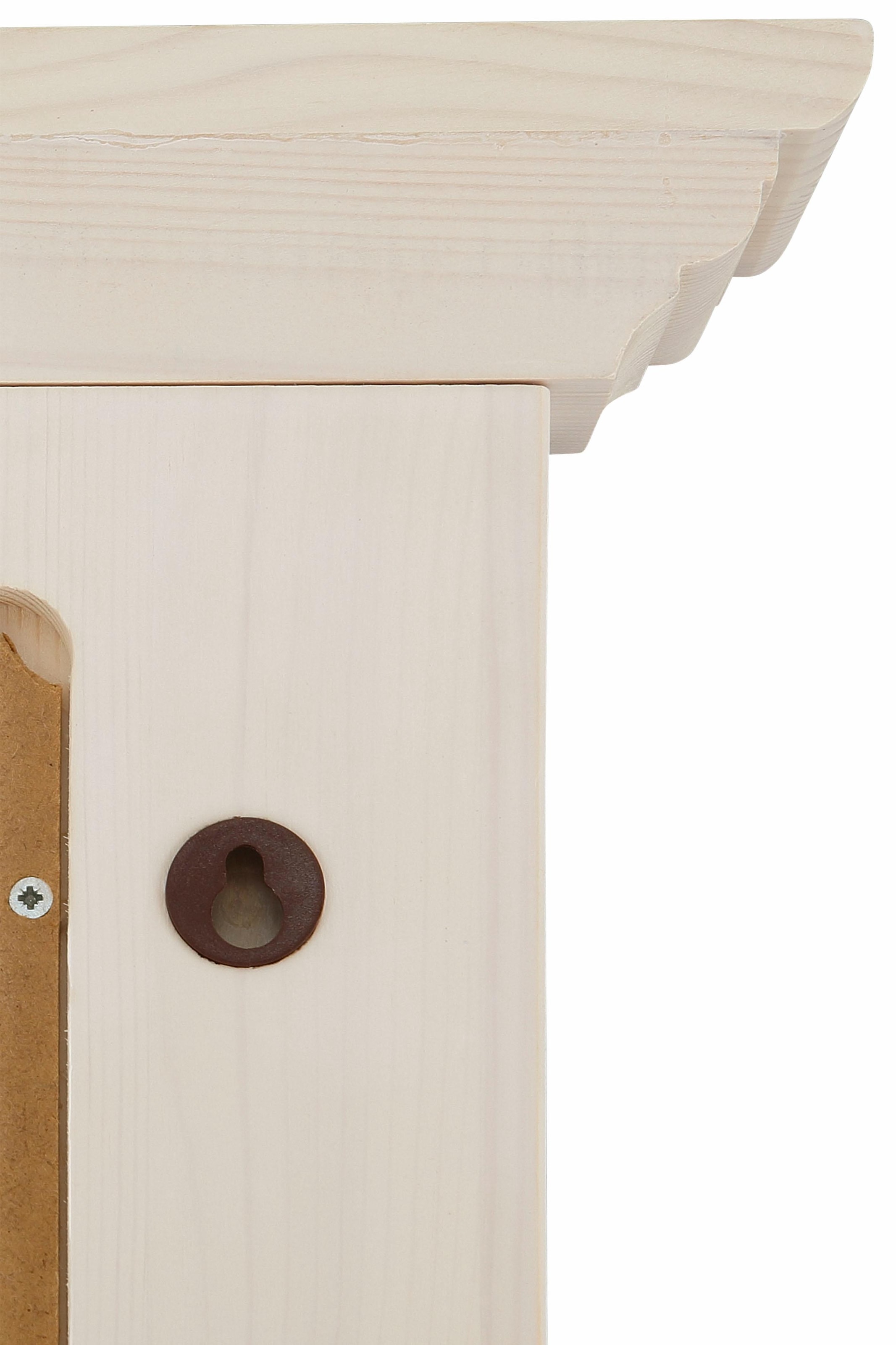 Home affaire Spiegel »Rustic« Rahmen in Kiefer massiv, Höhe 190 cm, mit Zierfräsungen