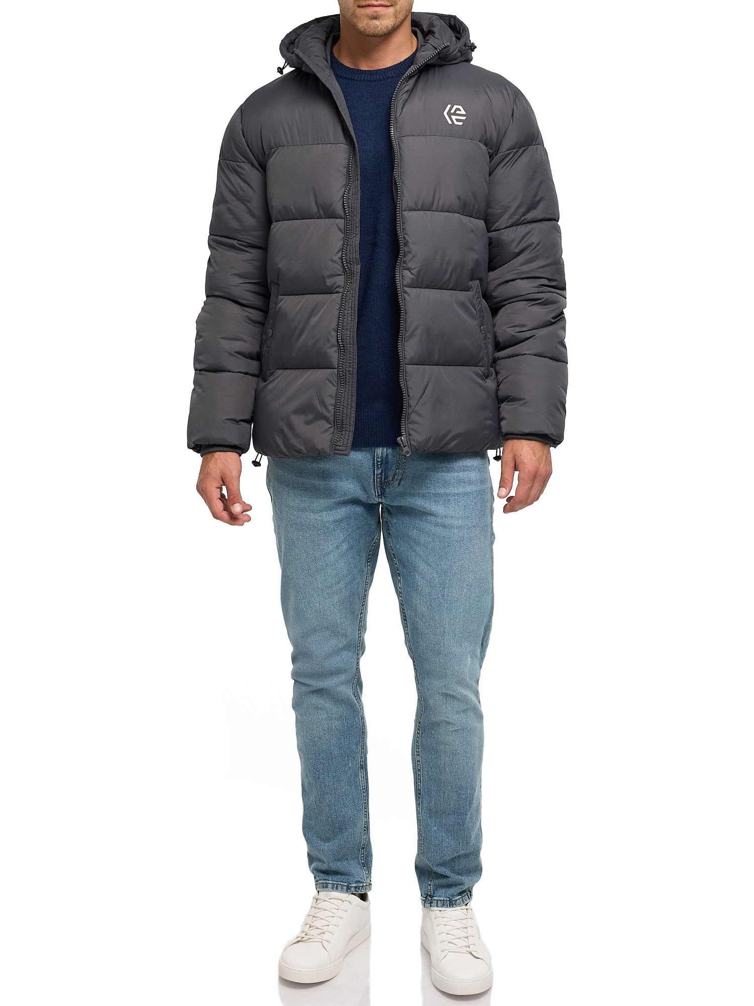 Indicode Steppjacke »INAlanin« mit Kapuze Kunstfaser, mit Steppung