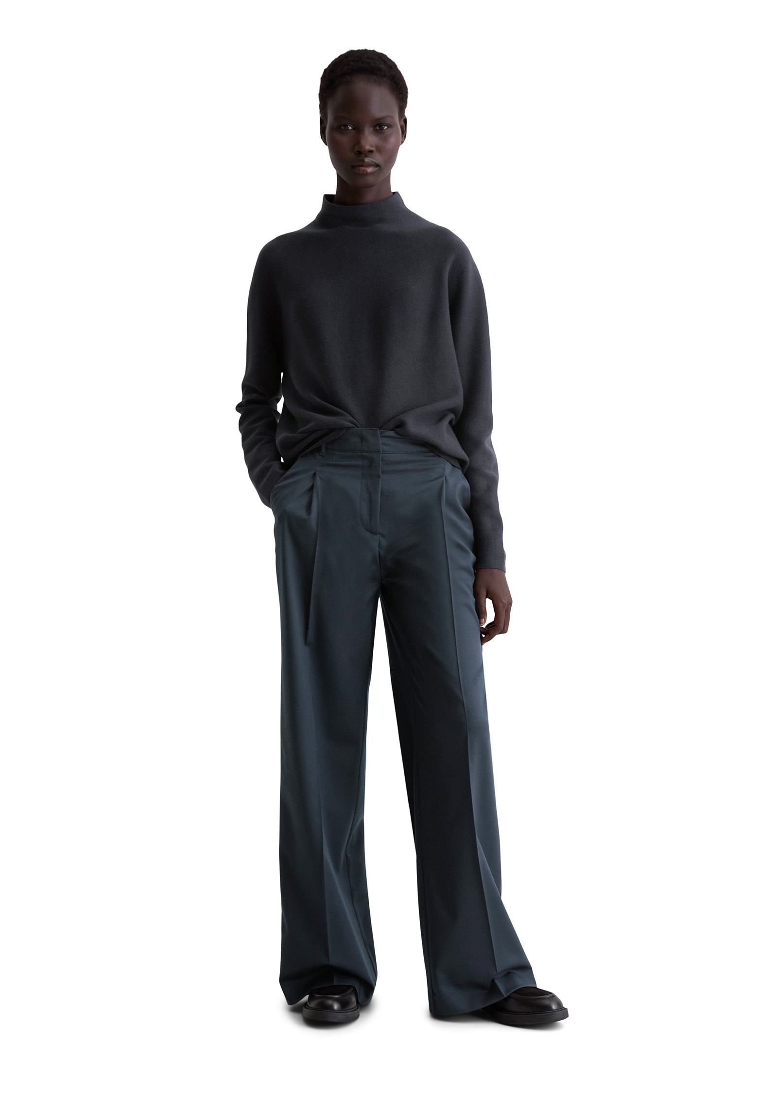 Marc O'Polo Stehkragenpullover mit Stehkragen,