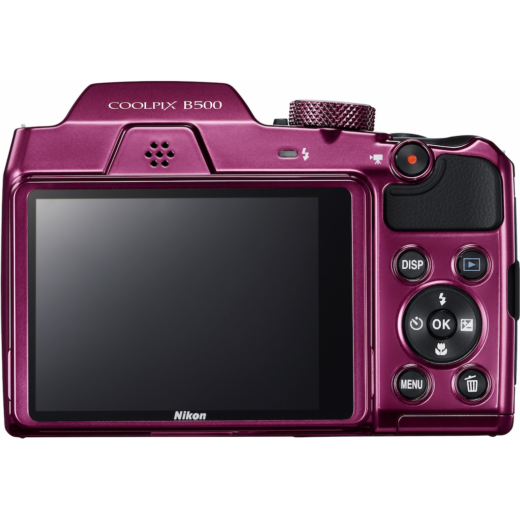 Nikon Kompaktkamera »Coolpix B500«, 16 MP, 40 fachx opt. Zoom, WLAN (Wi-Fi)-NFC-Bluetooth, 40 fach optischer Zoom