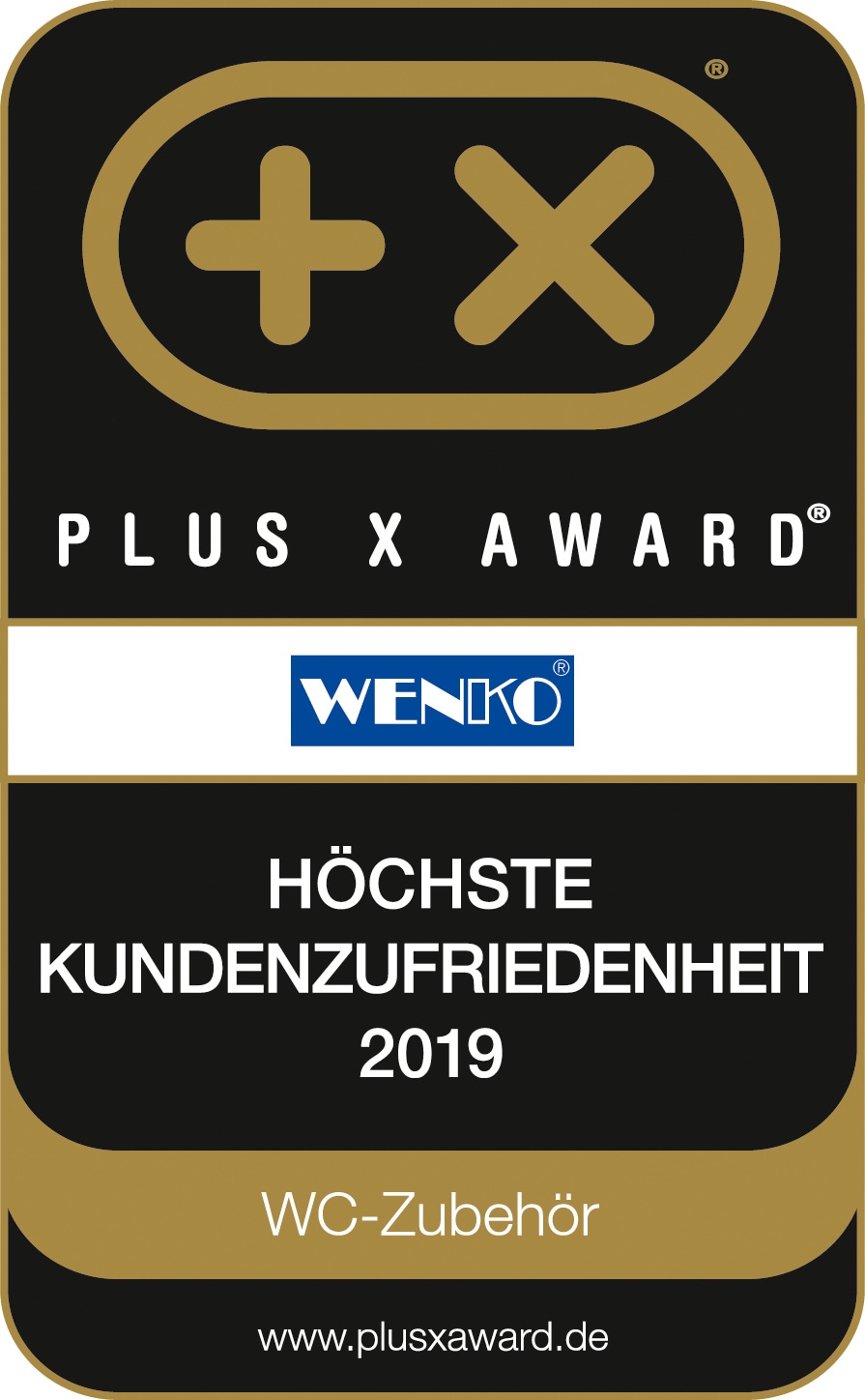WENKO WC-Garnitur »Home«, aus Kunststoff, creme, aus lackiertem Stahl