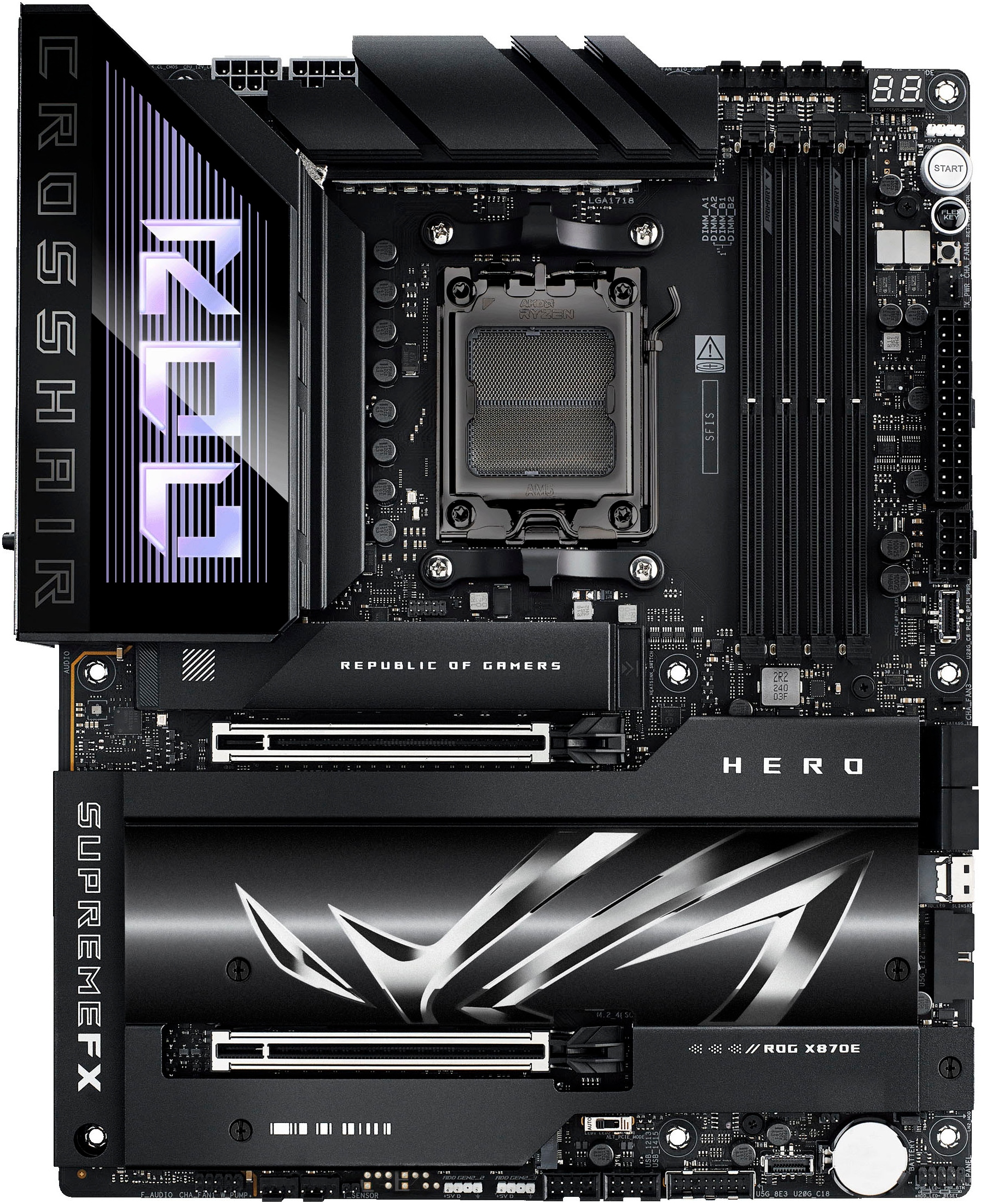 Asus Mainboard »ROG CROSSHAIR X870E HERO«