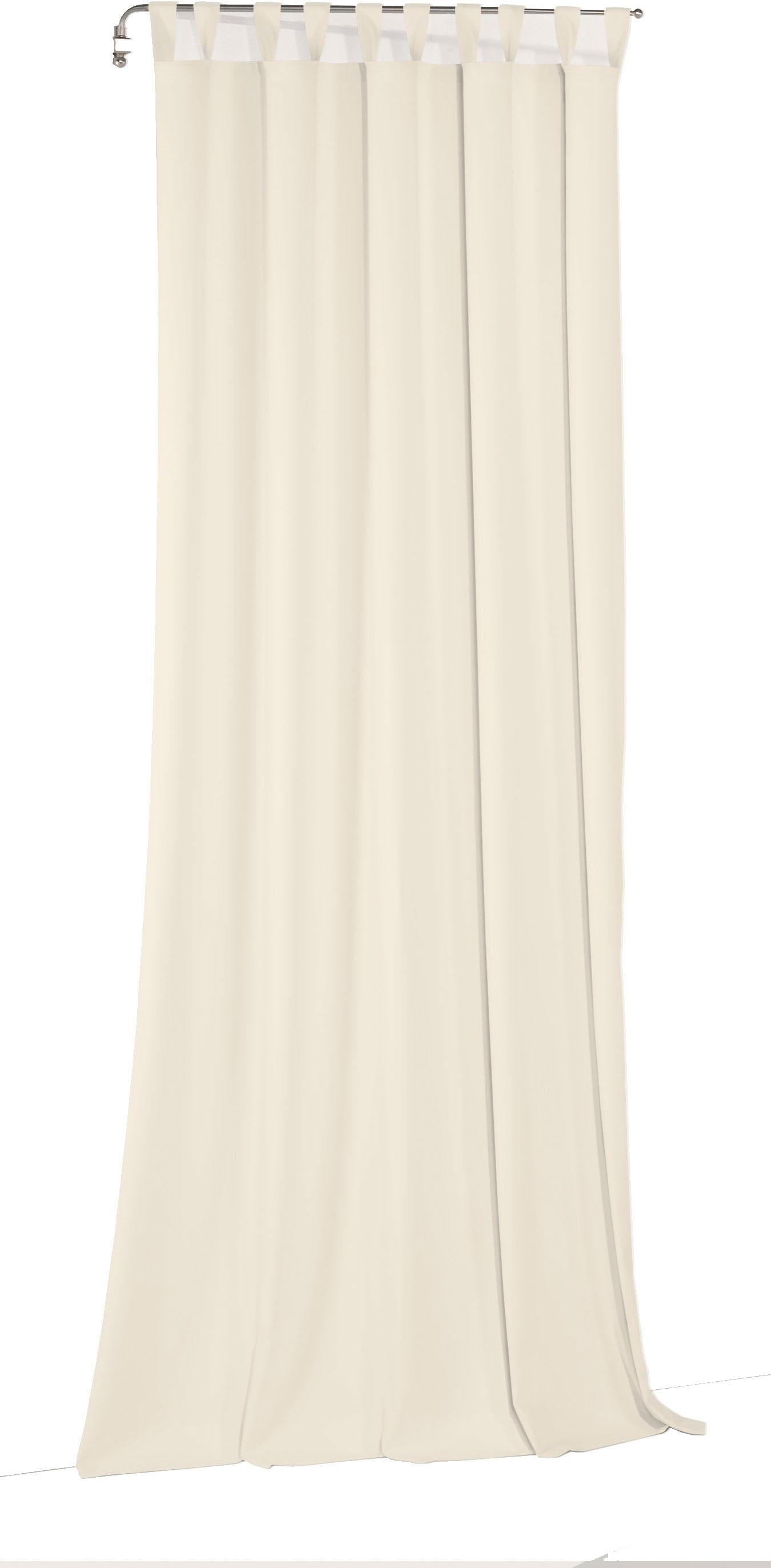 Wirth, Vorhang »Newbury« Schlaufen 1 Stk. tlg., creme, Jacquard, Baumwolle, Polyester, 245 cm