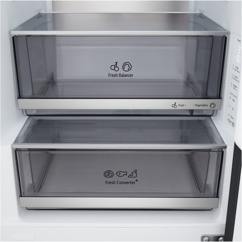 LG Kühl-/Gefrierkombination Serie 7 »GBBS716AEV« 186 cm hoch 59,7 cm breit Vollintegrierbarer Kühlschrank dank frontaler Luftzufuhr und Abluft