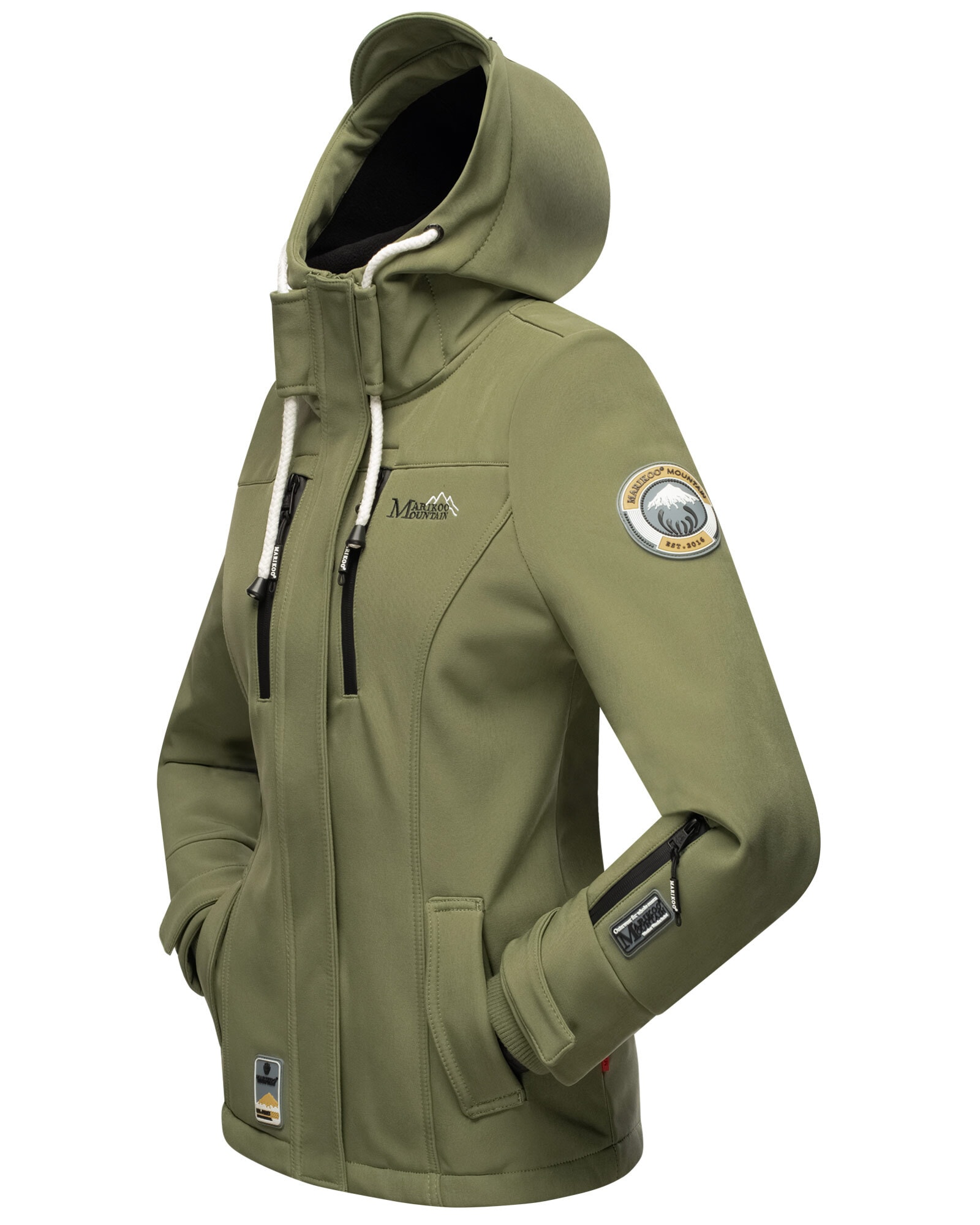 Marikoo Softshelljacke »Marikoo Kleinezicke Damen Softshell Jacke B864«