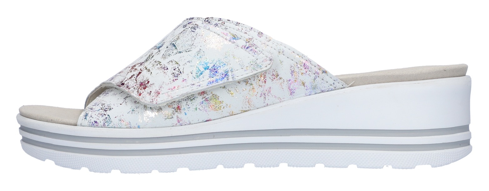 Waldläufer Keilpantolette »H-MICHELLE«, Sommerschuh, Bequemschuh mit Klettverschluss. H-Weite