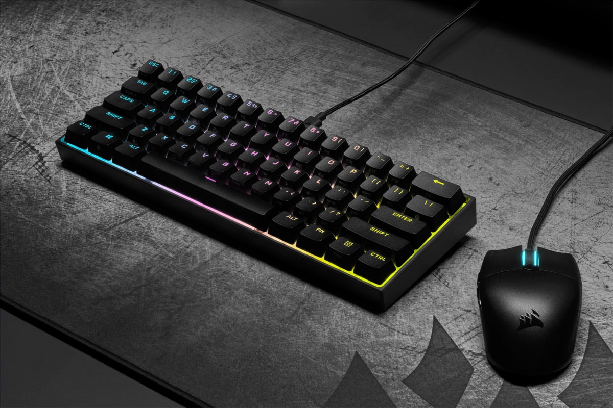 Corsair Gaming-Tastatur »K65 Mini MX Speed«, (Fn-Tasten-Gaming-Modus)