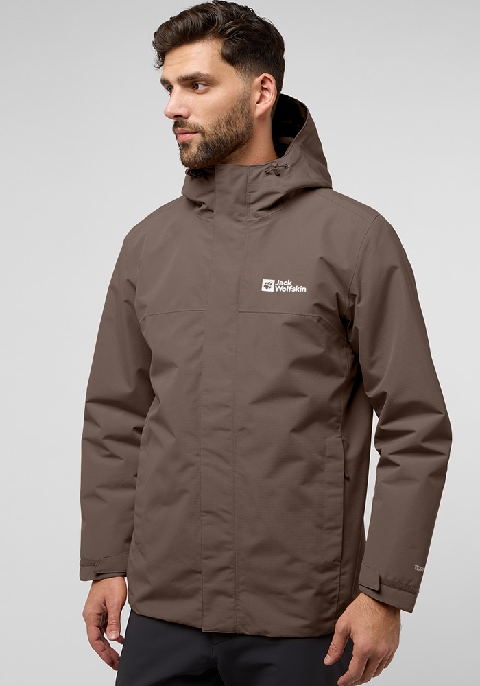 Jack Wolfskin 3-in-1-Funktionsjacke »ALTENBERG 3IN1 JKT M«, mit Kapuze