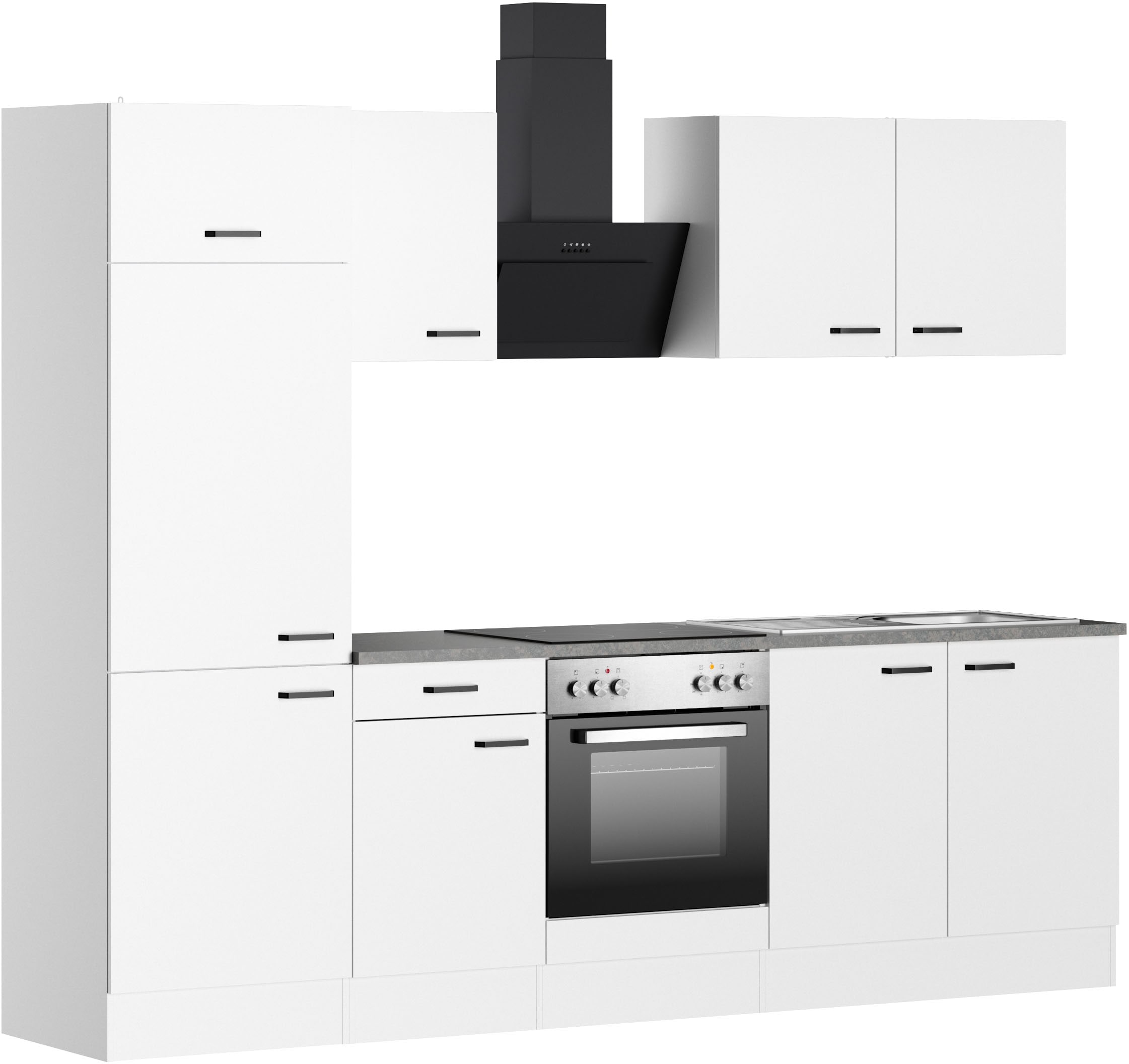OPTIFIT Küchenzeile »OPTImulti« Breite 270 cm, wahlweise mit E-Geräten