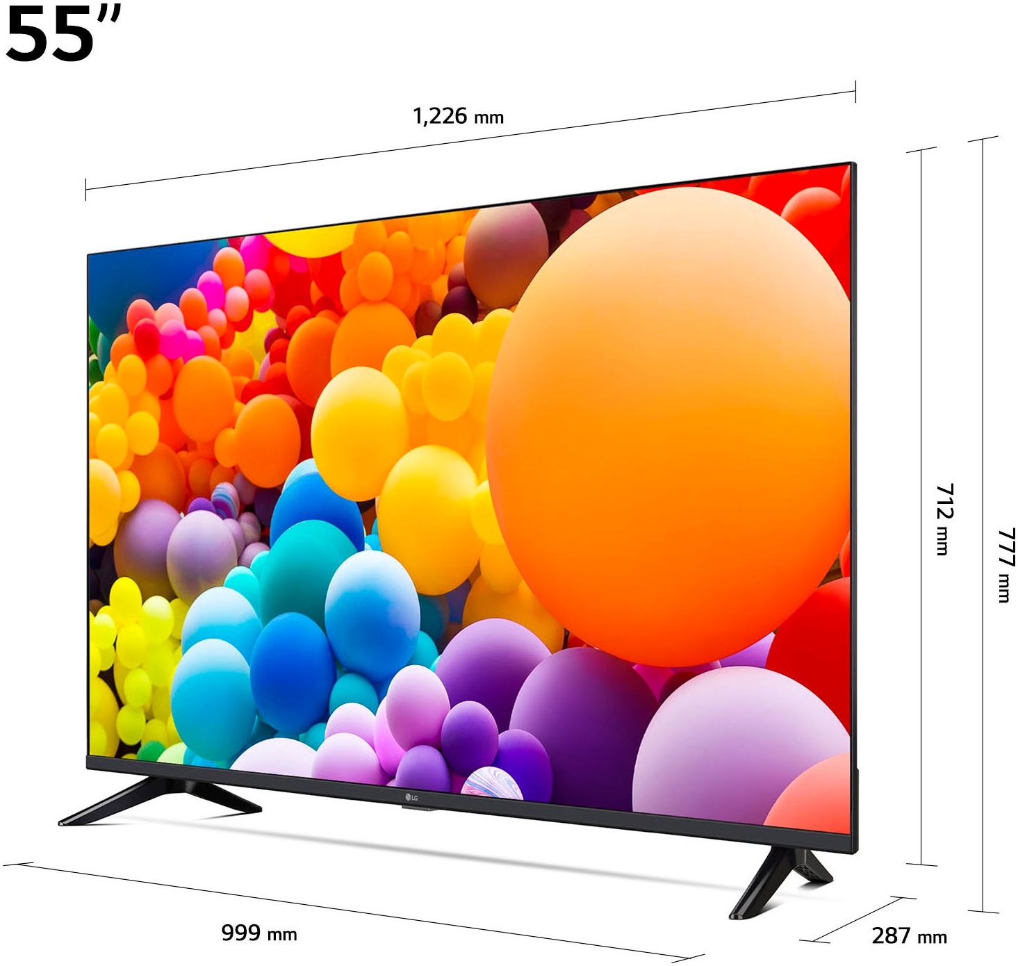 LG LED-Fernseher »55UT73006LA«, 4K Ultra HD, Smart-TV