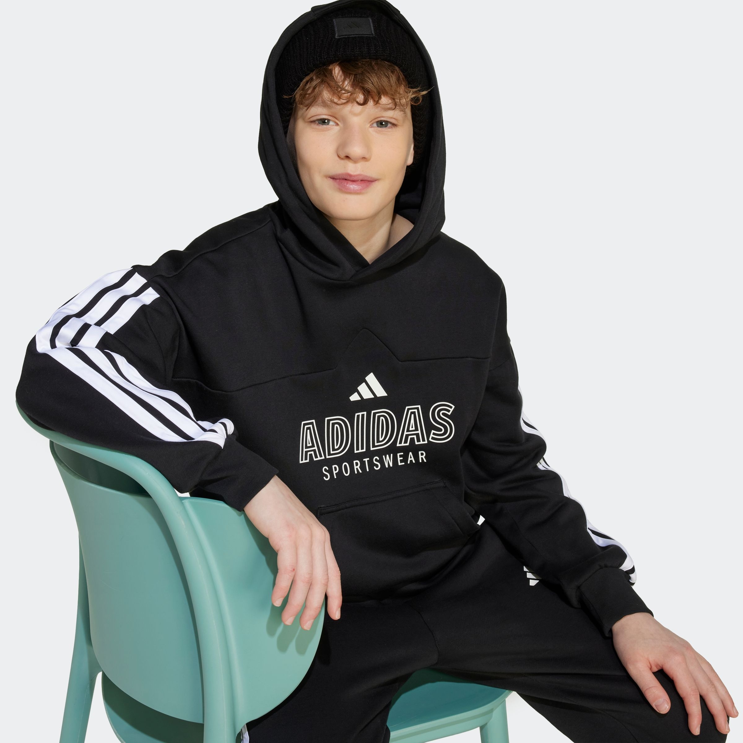 adidas Sportswear Kapuzensweatshirt »J HOT FL HOOD«