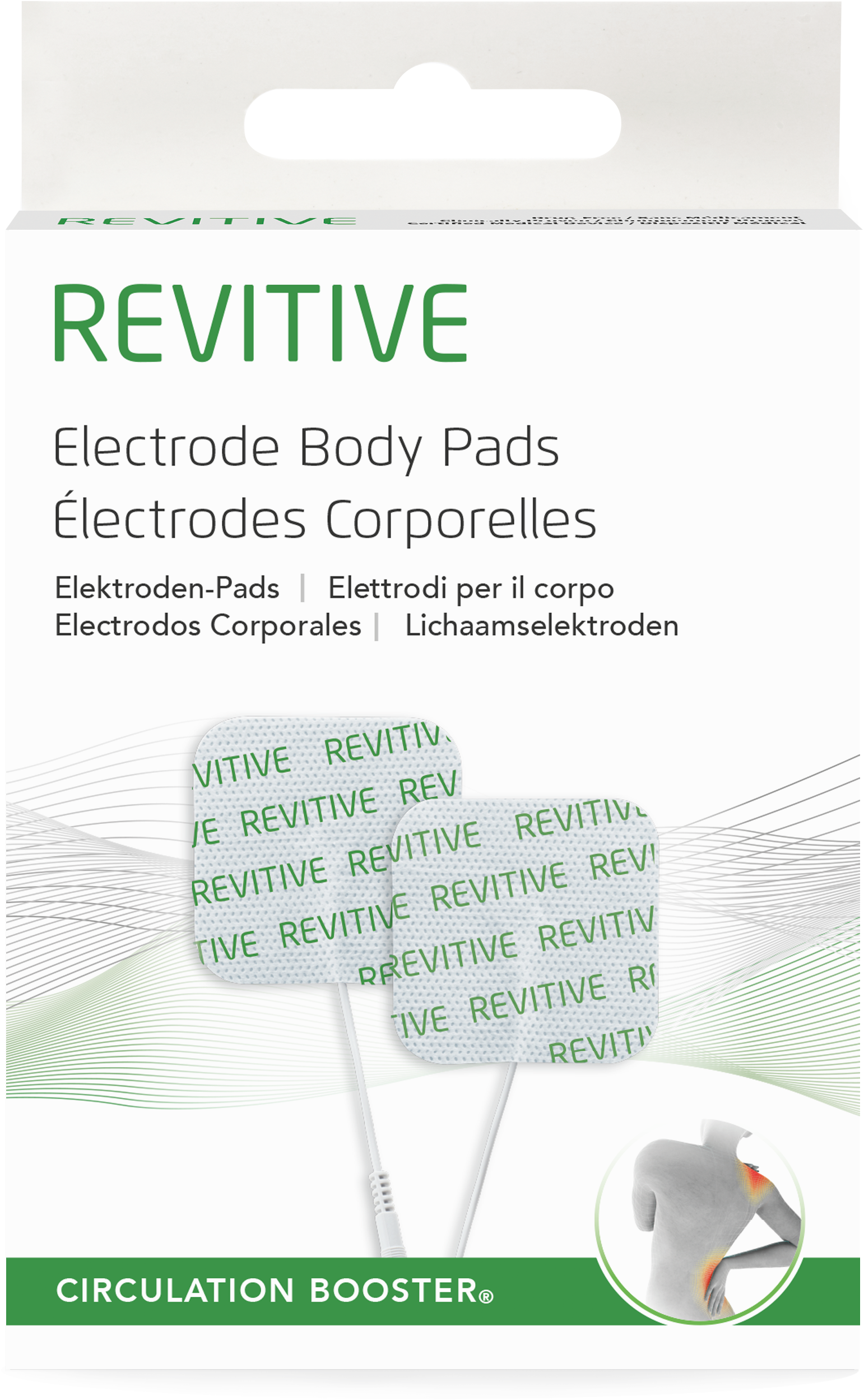REVITIVE Elektrodenpads »Revitive Elektroden-Pads«, Enthält zwei Paar kleine Revitive Elektroden-Pads für den Körper