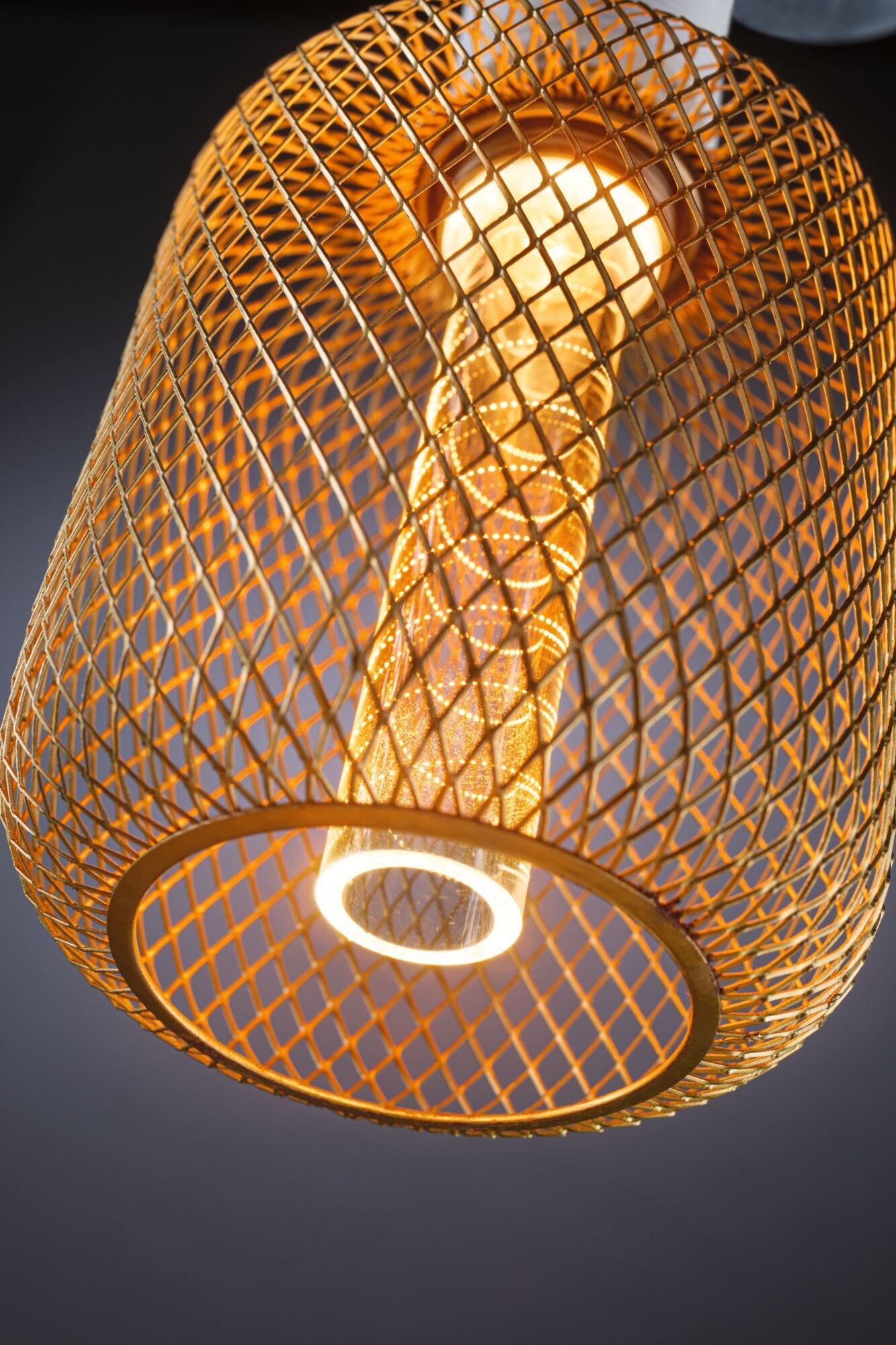 Paulmann LED-Leuchtmittel »Metallic Glow Zyl messing Spiral 200lm 4,2W 1800K 230V«