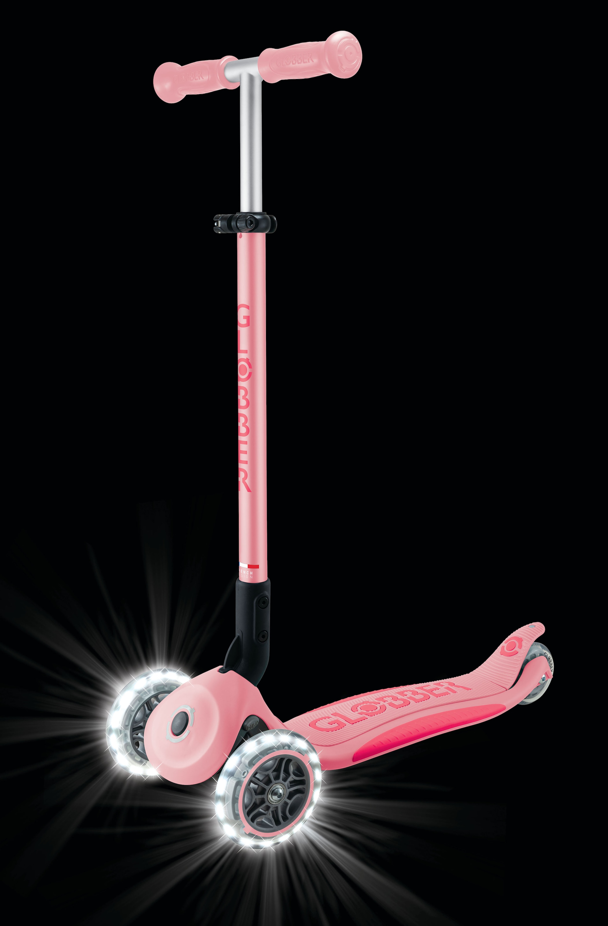 Globber Tretroller »ELITE LIGHTS, mit Leuchtrollen«