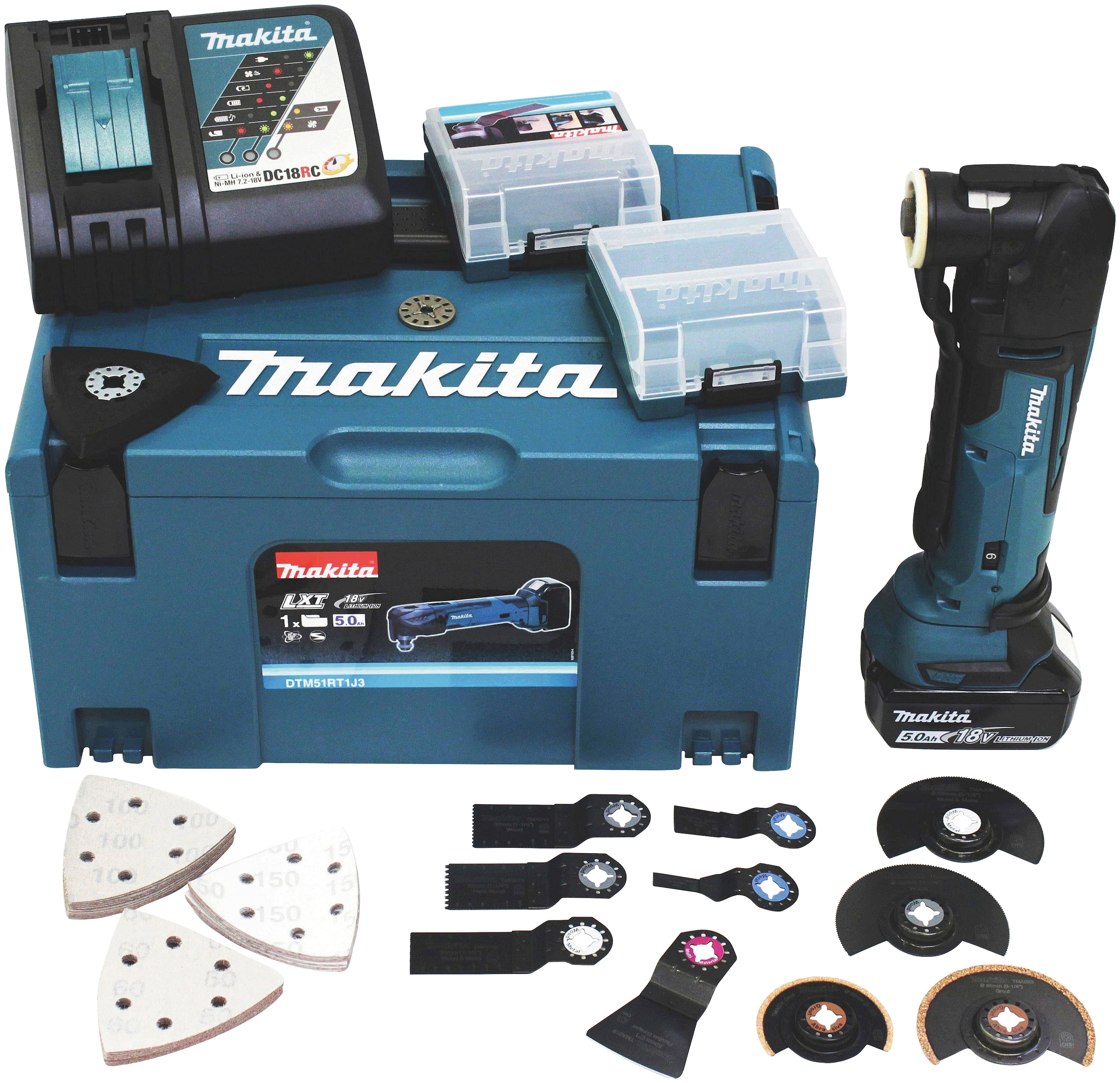 Makita online »DTM51RT1J3«, Jahren XXL Akku-Multifunktionswerkzeug kaufen inklusive und Garantie 3 (Set), mit Ladegerät | Akku