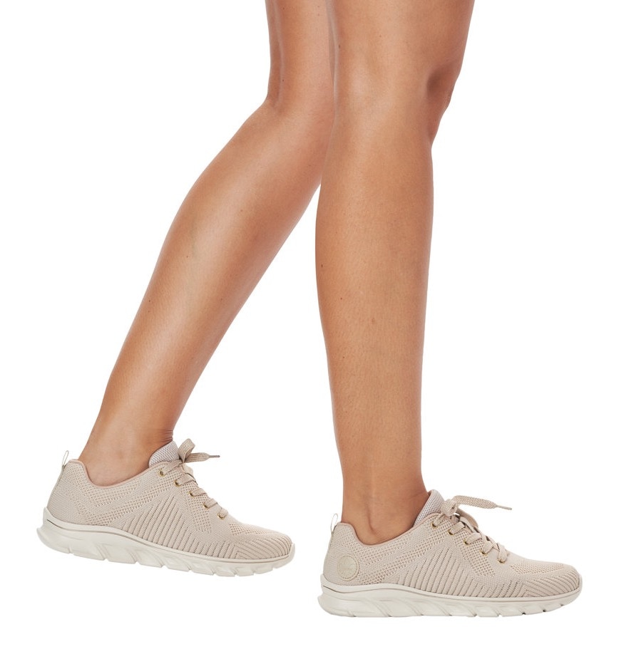 Rieker Sneaker, mit leichter Laufsohle, Freizeitschuh, Halbschuh, Schnürschuh