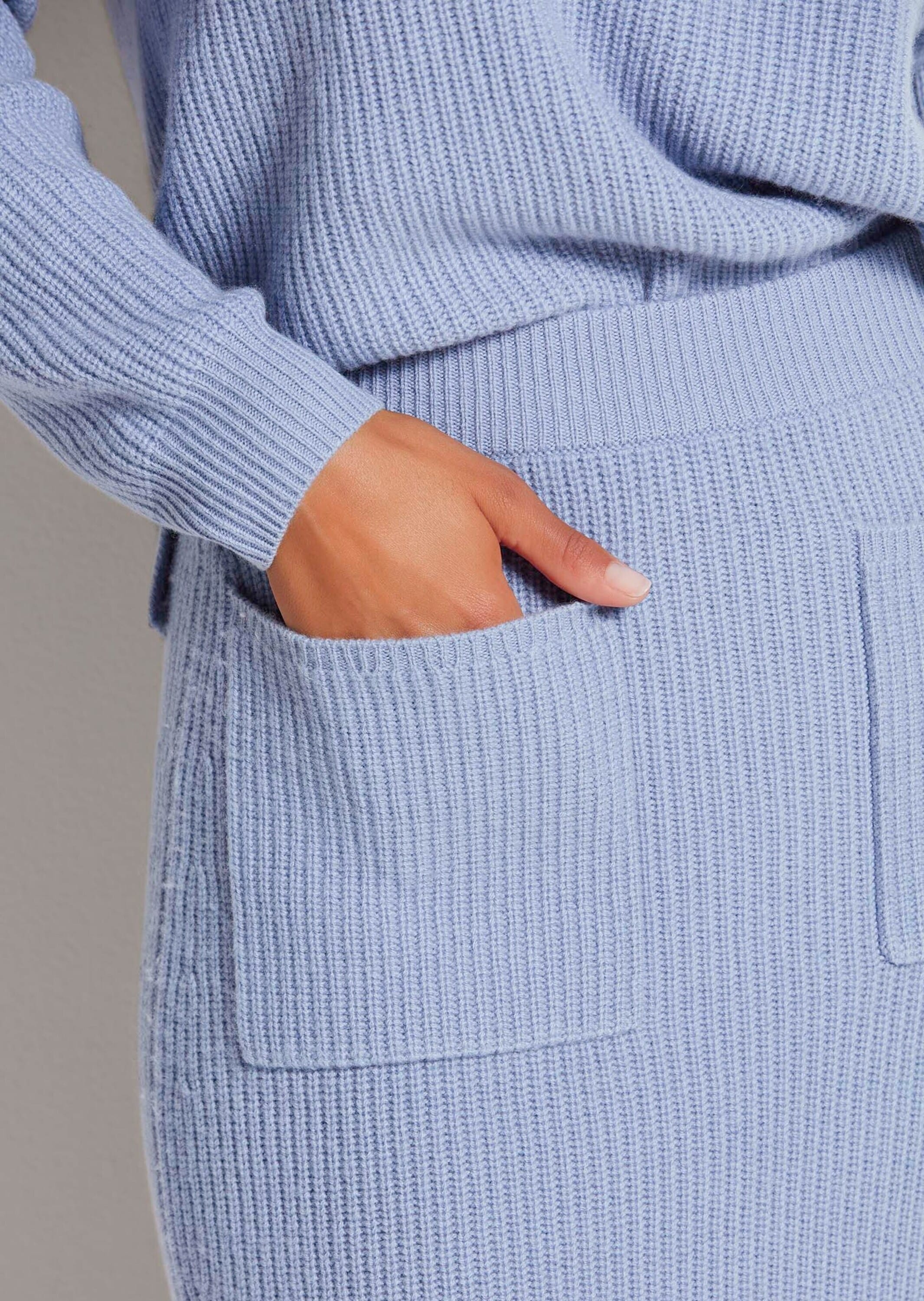 MADELEINE Midirock »Strickrock Eleganter Strickrock mit Schlupfbund«