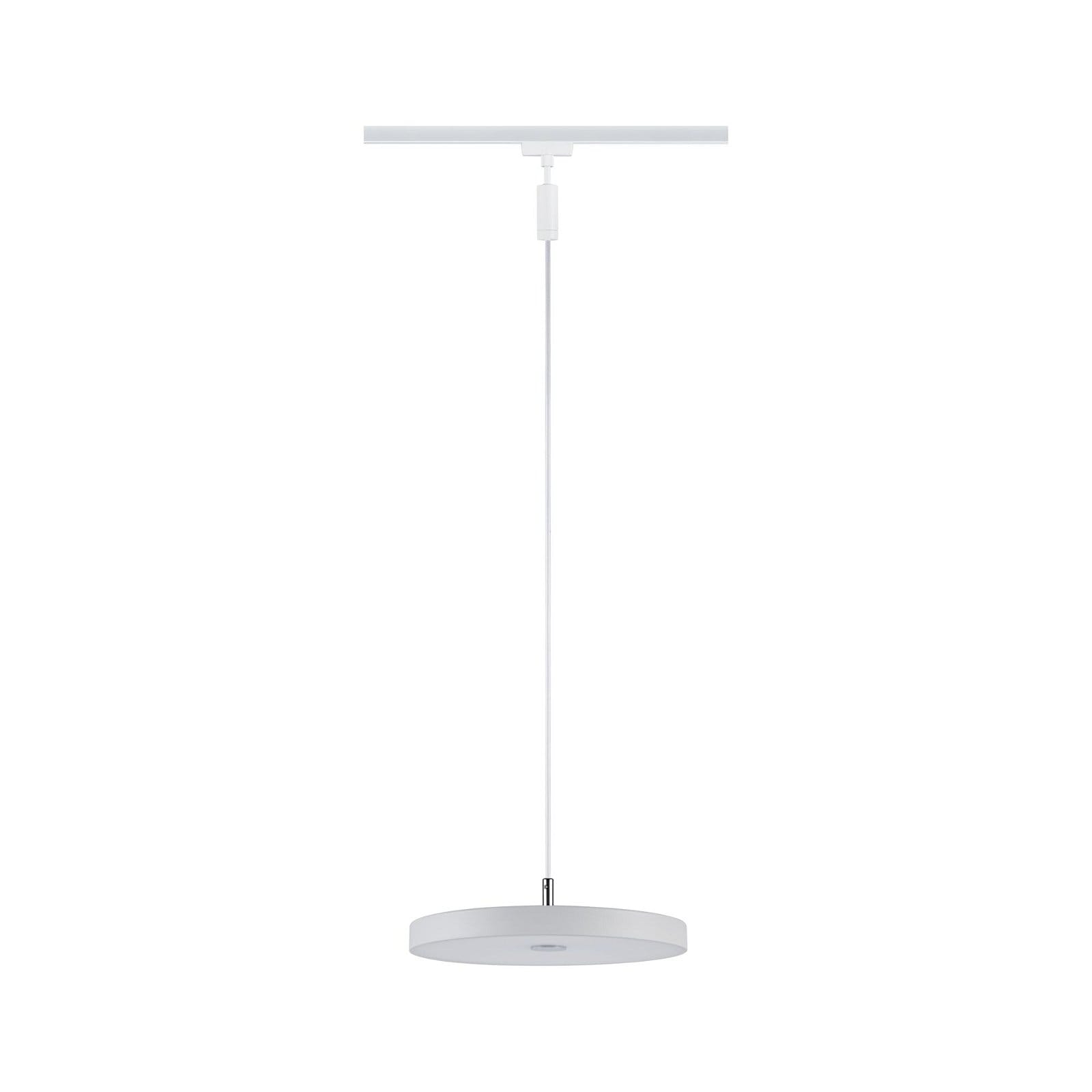 Paulmann Schienensystem-Leuchten »URail Pendel Hildor 850lm 15W 3000K 230V Chrom matt« LED-Modul Warmweiß 3-Step-Dimmbar