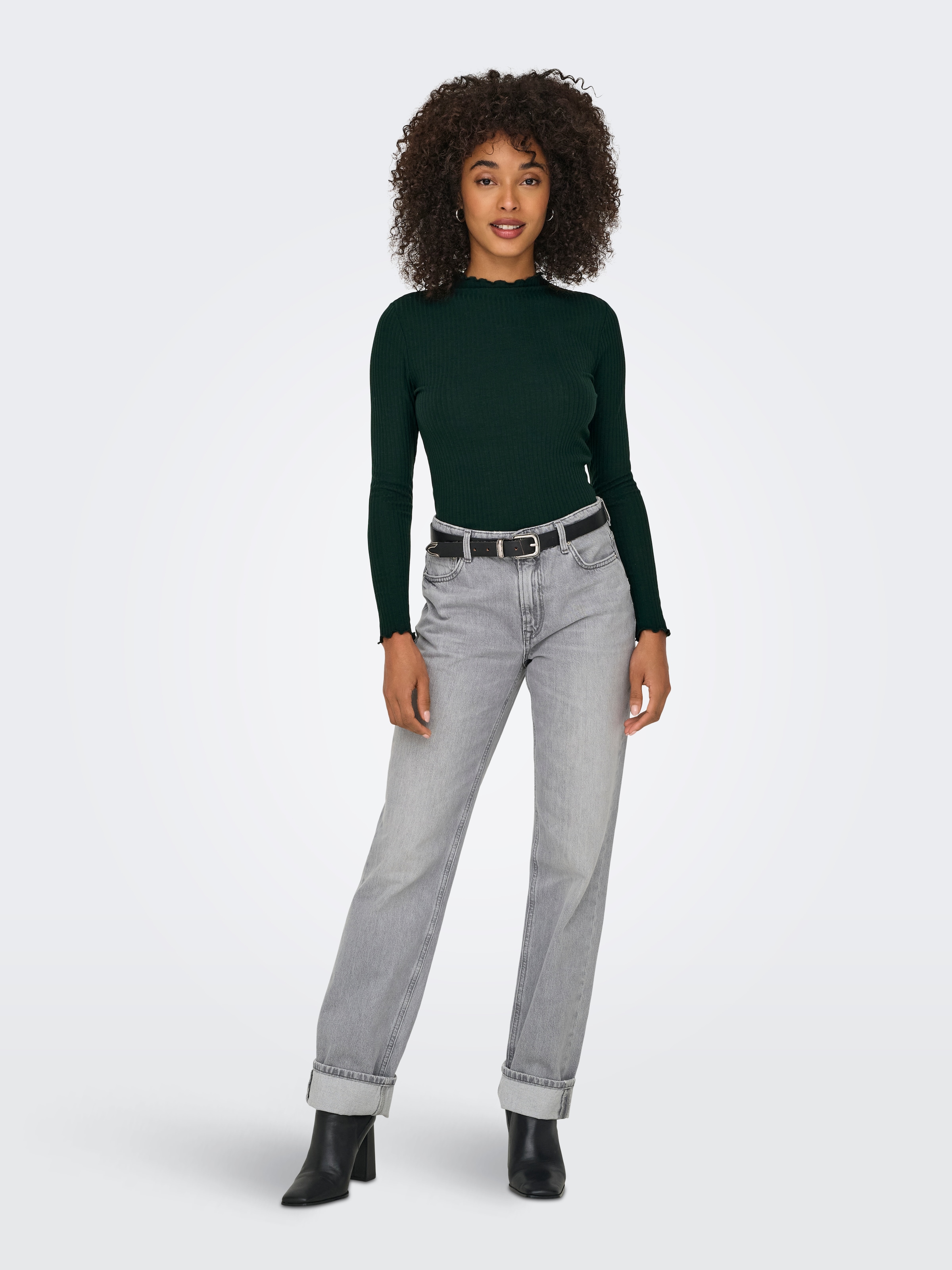 ONLY Langarmshirt »ONLEMMA L/S HIGH NECK TOP«
