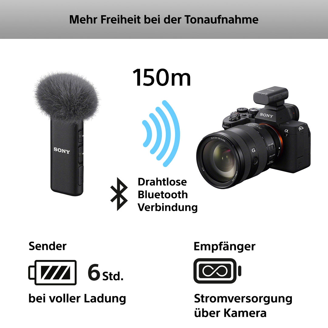 Sony Mikrofon »ECM-W3S«, (Packung, 2 tlg.)
