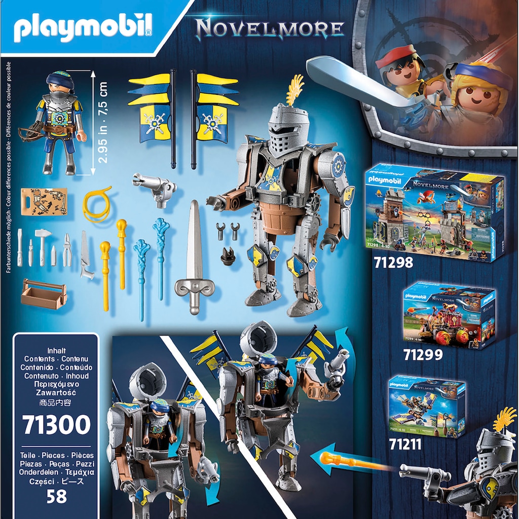 Playmobil® Konstruktions-Spielset »Novelmore - Kampfroboter (71300), Novelmore«, (58 St.)