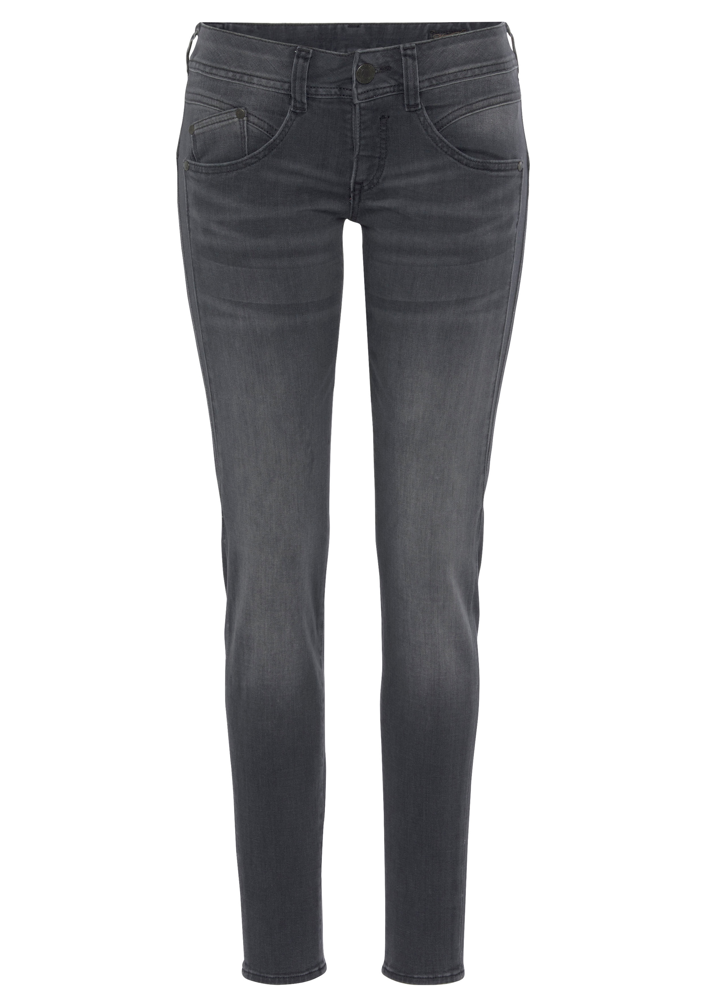Herrlicher Slim-fit-Jeans »GILA«, mit seitlichen Keileinsätzen für eine streckende Wirkung