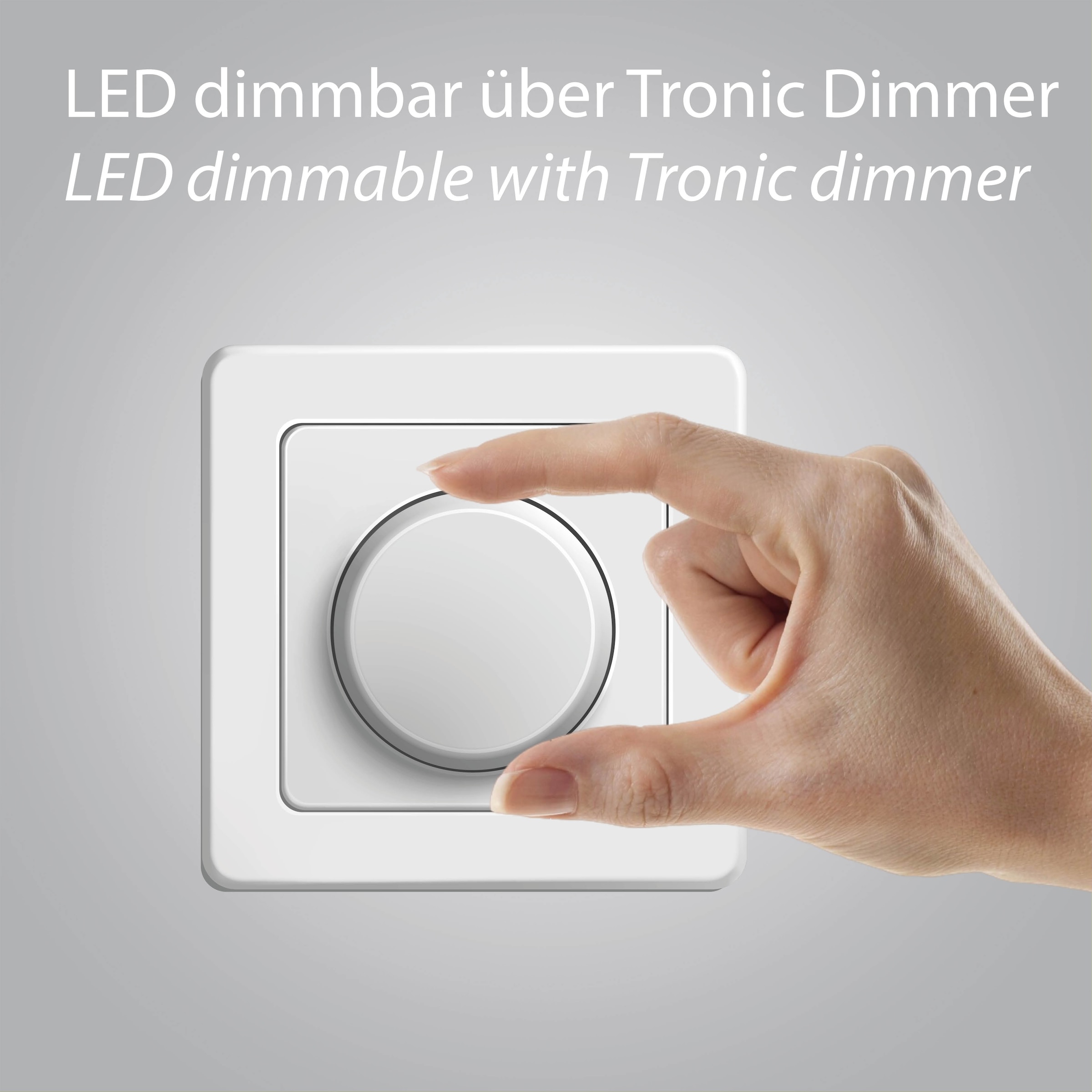 Neuhaus PURE LED Wandleuchte »PURE Moon« LED-Board 1 Stk. Warmweiß Dimmfähig über separaten Dimmer, Glas Amberfarben