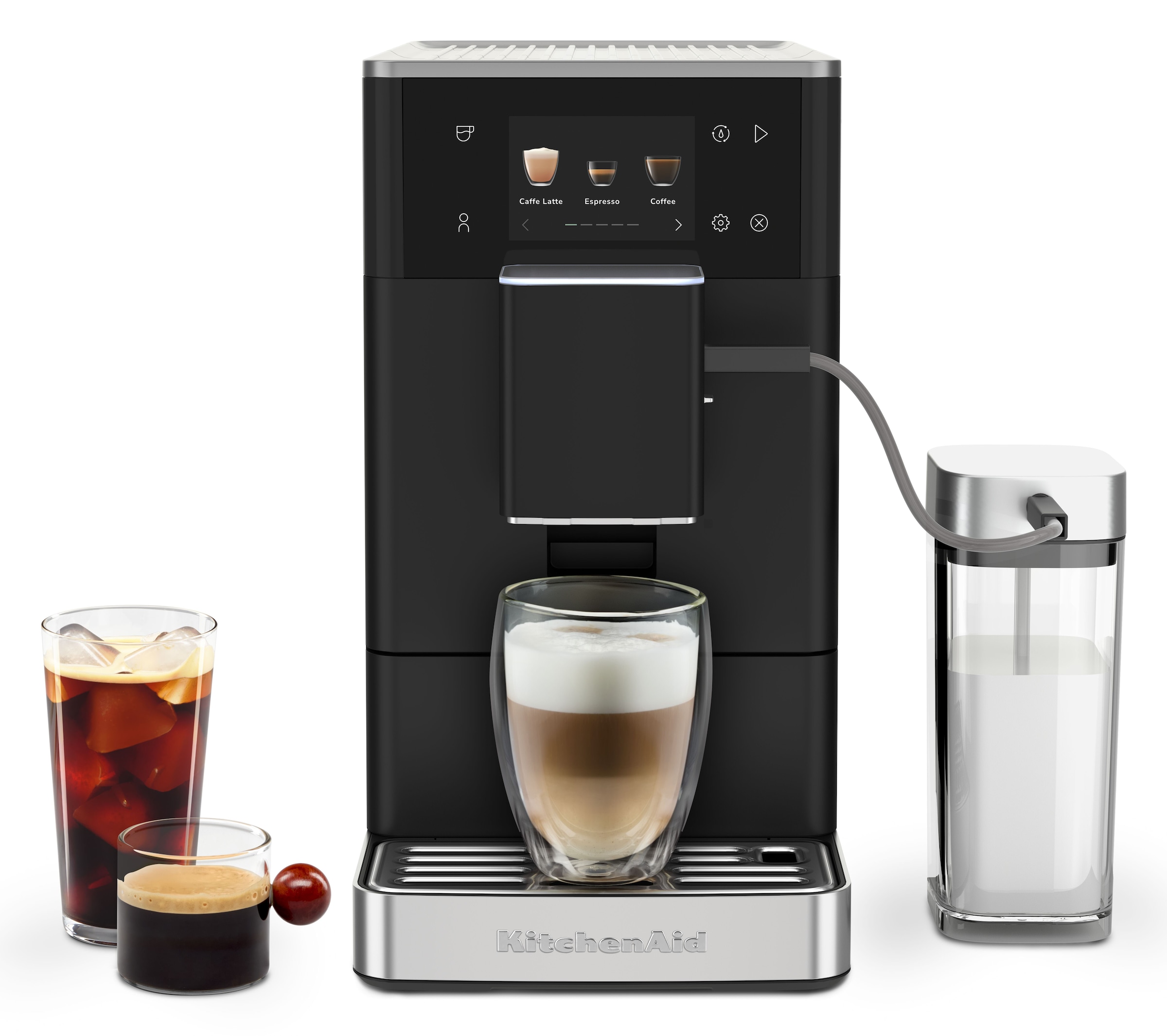 KitchenAid Kaffeevollautomat »5KES8454EBM« Zertifiziert von Quiet Mark. Sehr leise bei der Zubereitung